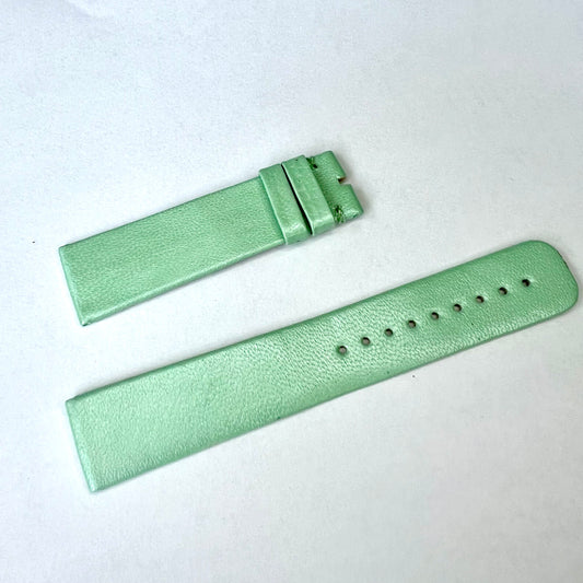 NEW CHANEL 18/16mm Turquoise Leather Strap/Band
