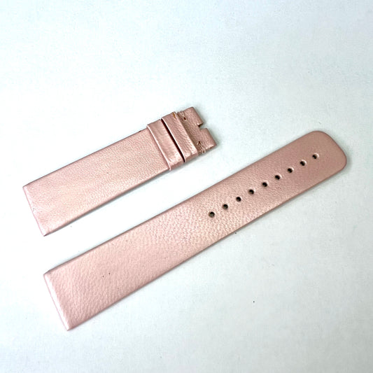 NEW CHANEL 18/16mm Light Pink Leather Strap/Band