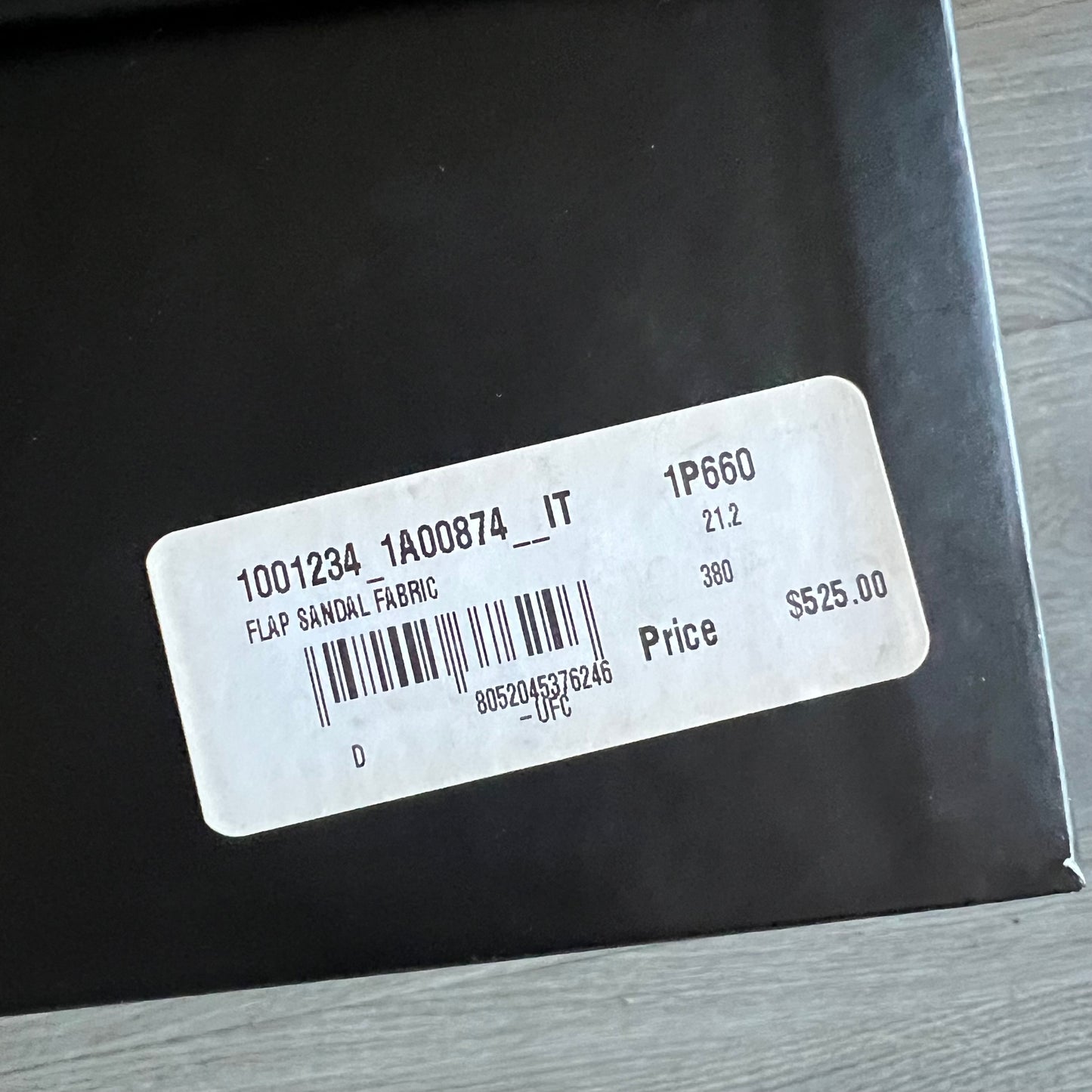 VERSACE Black Shoe Box 12x7.90x4.40 inches