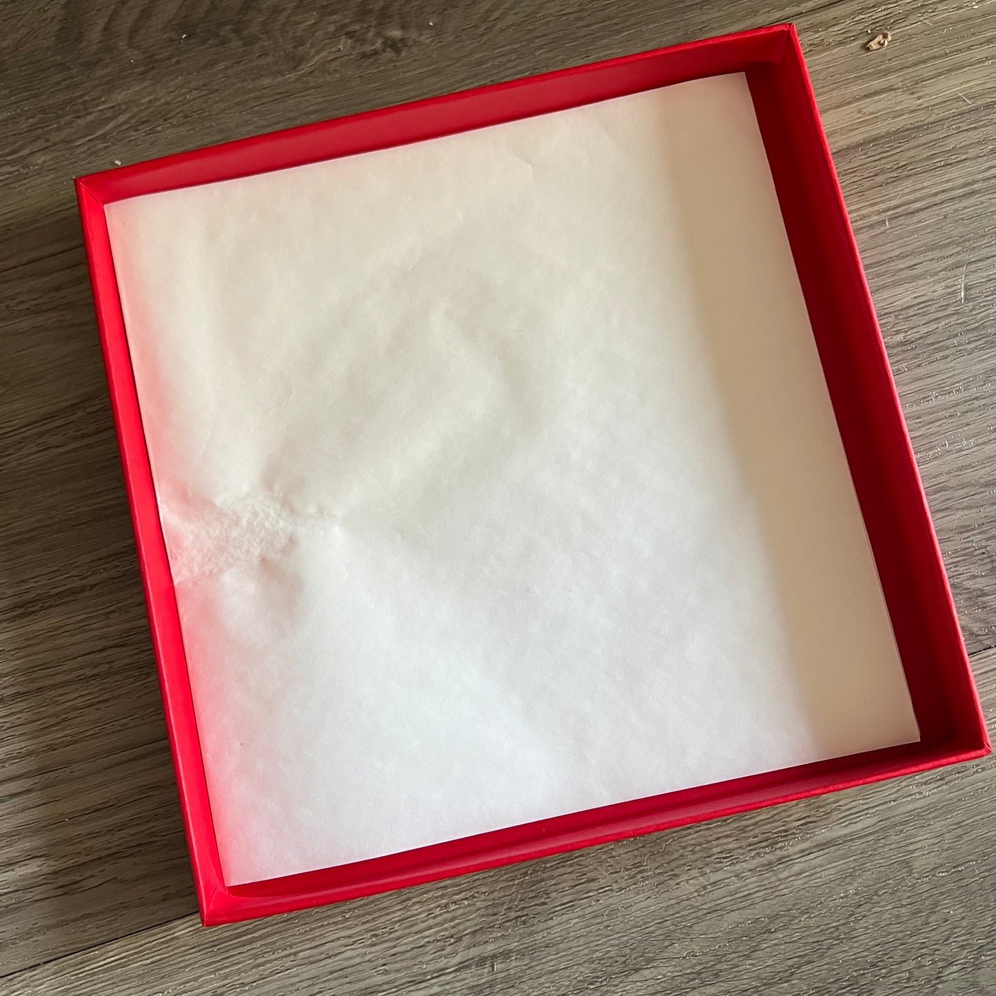 FERRAGAMO Red Storage Gift Box w/ Tissue & Receipt/Authentication Card Envelope