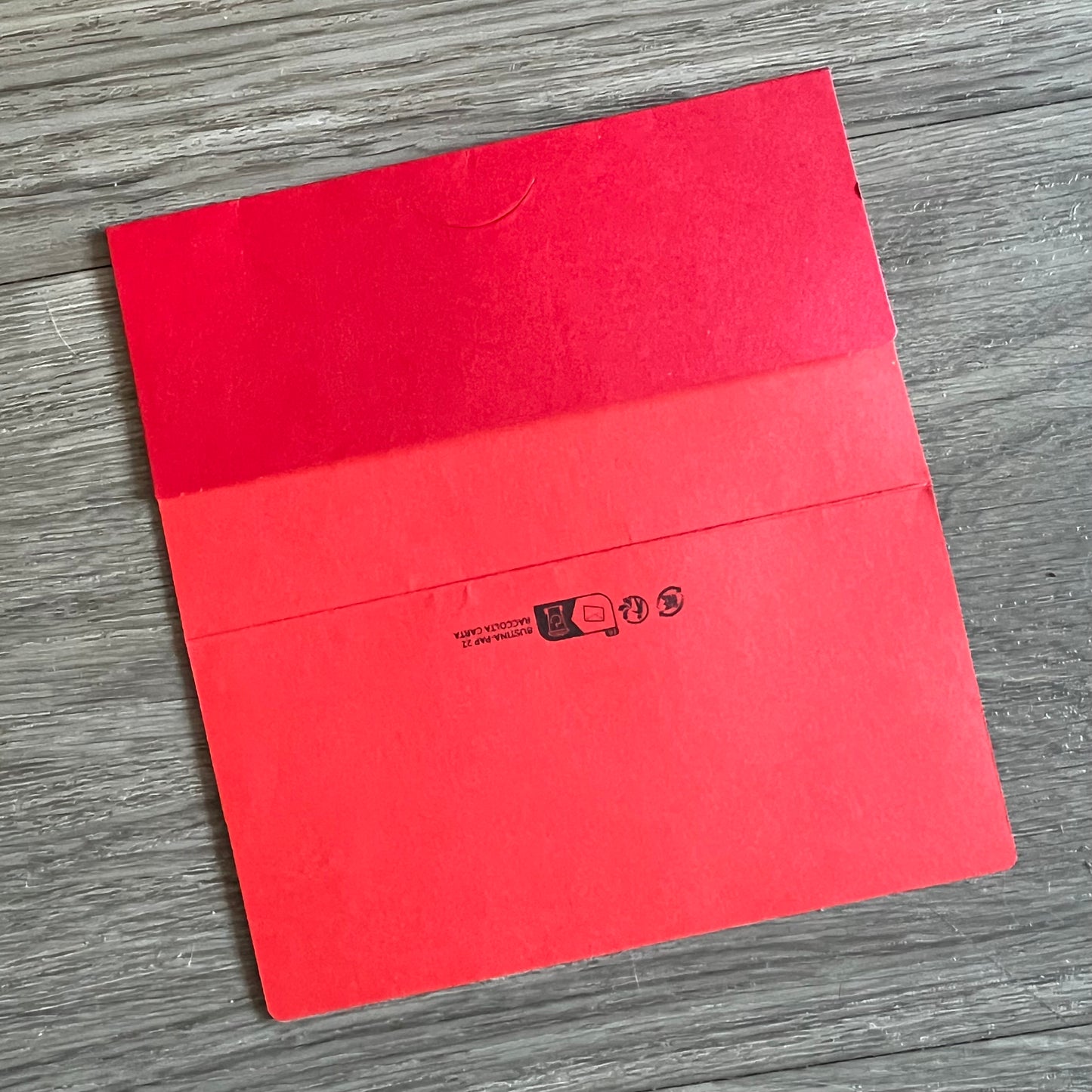 FERRAGAMO Red Storage Gift Box w/ Tissue & Receipt/Authentication Card Envelope