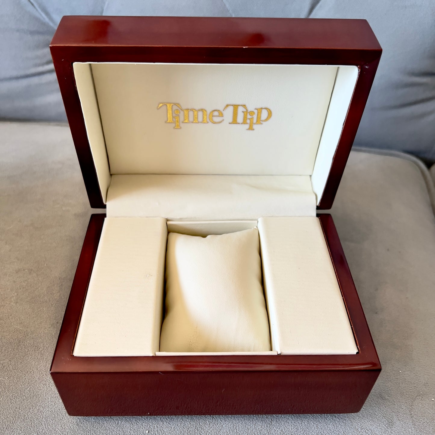 TIME TRIP Laminated Brown Wooden Box + Outer Box