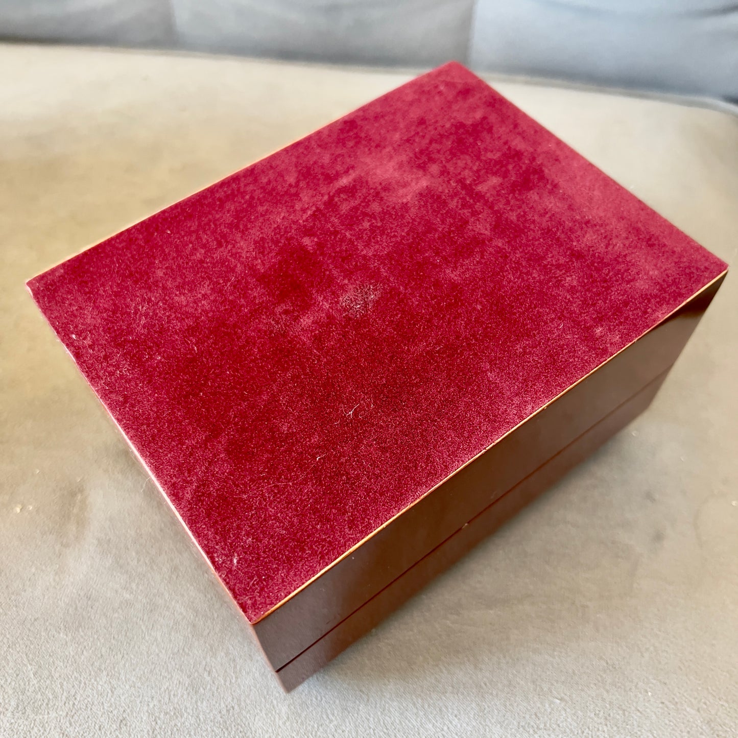 TIME TRIP Laminated Brown Wooden Box + Outer Box