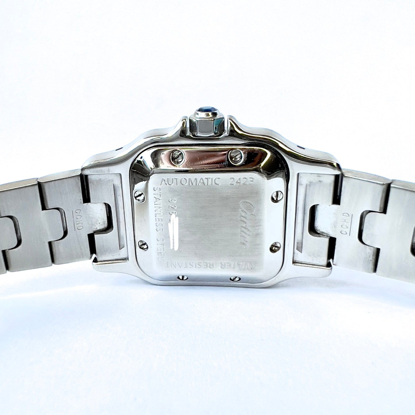 CARTIER SANTOS GALBEE 24mm Automatic Steel 0.69TCW Diamond Watch NEW Model