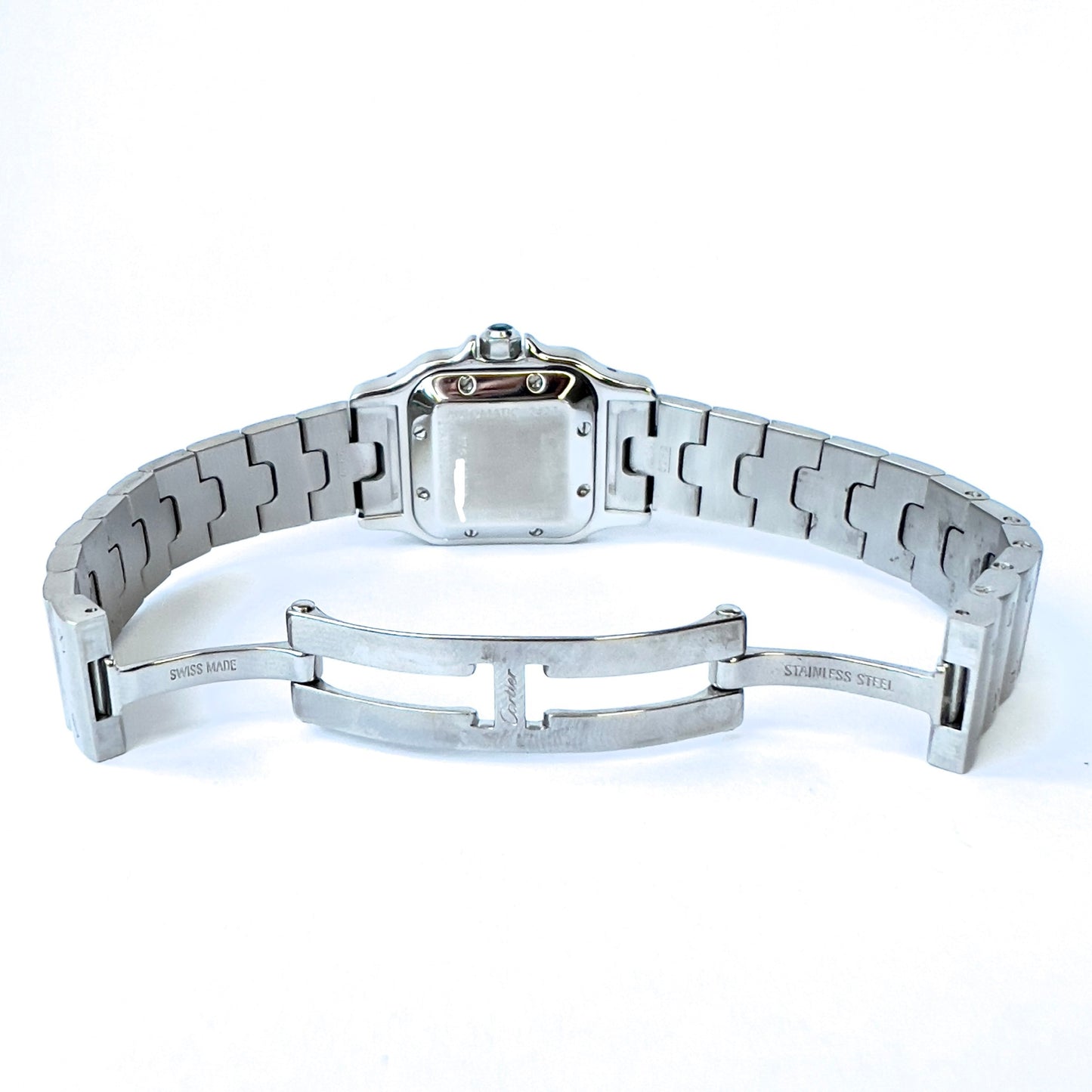 CARTIER SANTOS GALBEE 24mm Automatic Steel 0.69TCW Diamond Watch NEW Model