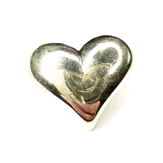TIFFANY & CO. 925 Sterling Silver Brooch Size 29.5x25.5mm