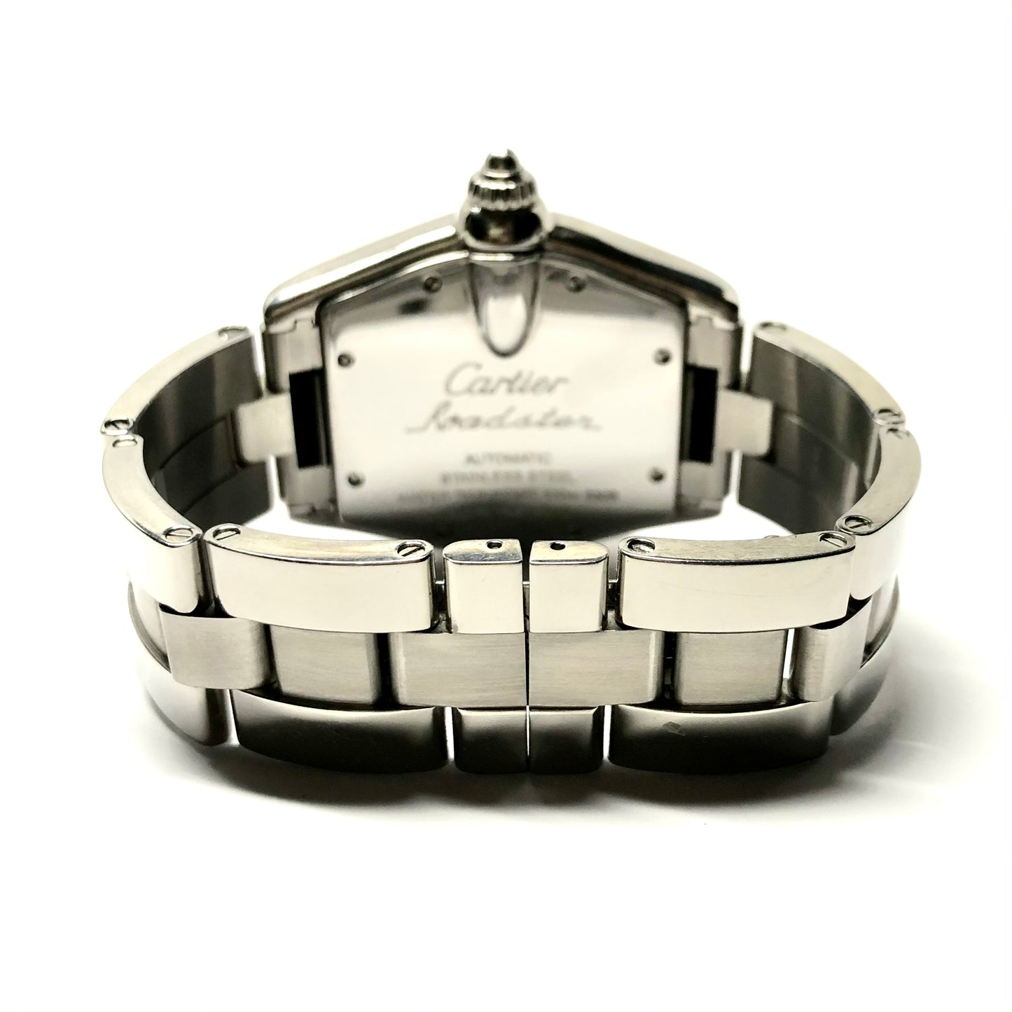 CARTIER ROADSTER 2510 Automatic 38mm Steel 1.69TCW DIAMOND Watch