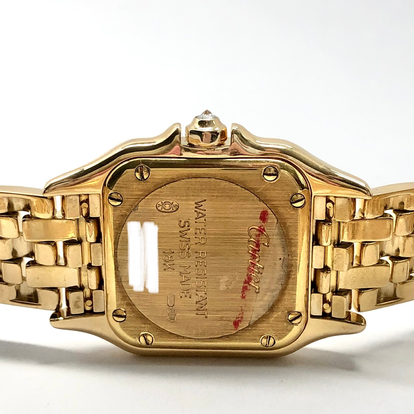 CARTIER PANTHERE Quartz 23mm 18K Yellow Gold 0.9TCW DIAMOND Watch