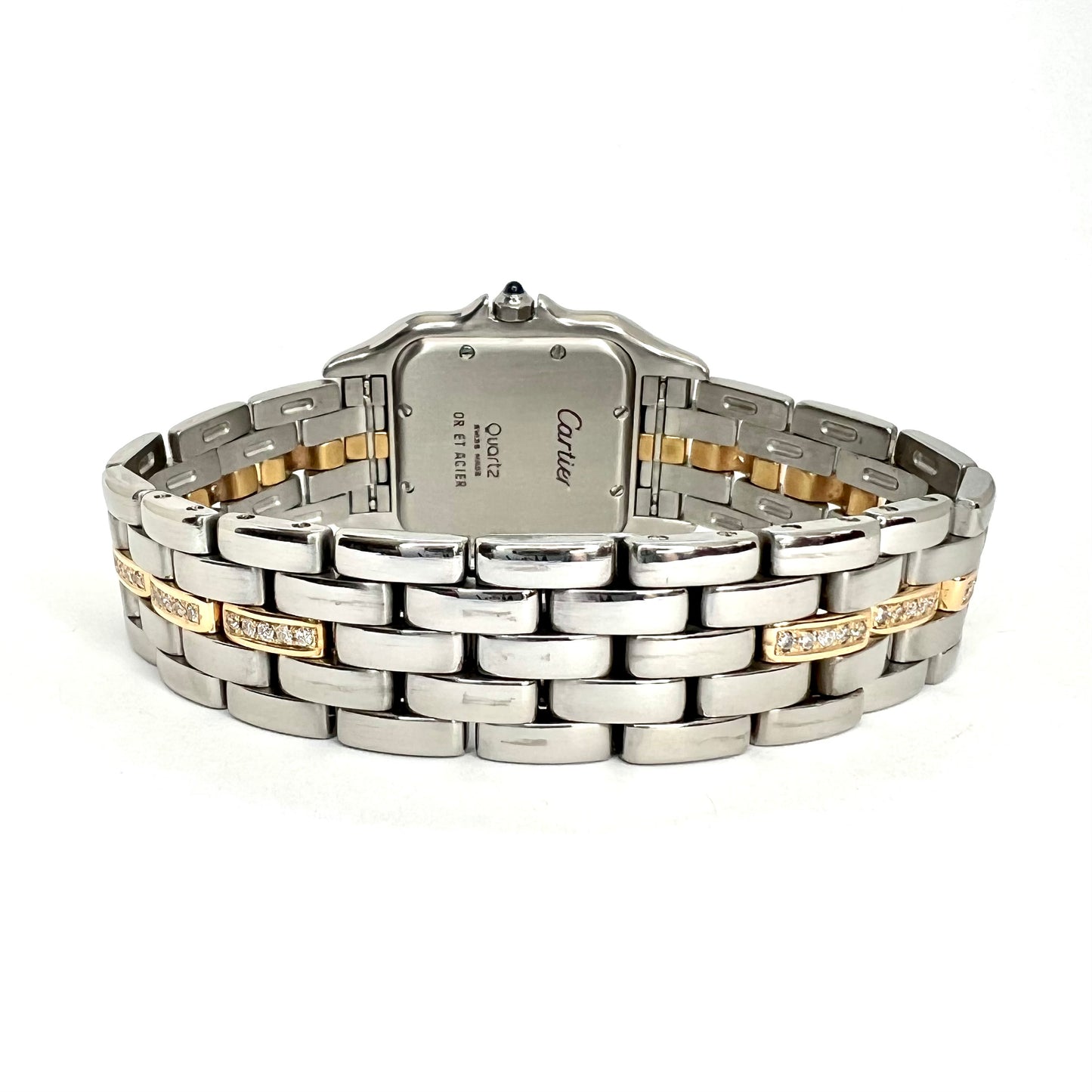 CARTIER PANTHÉRE Quartz 27mm 1Row Gold 0.78TCW Diamond Watch