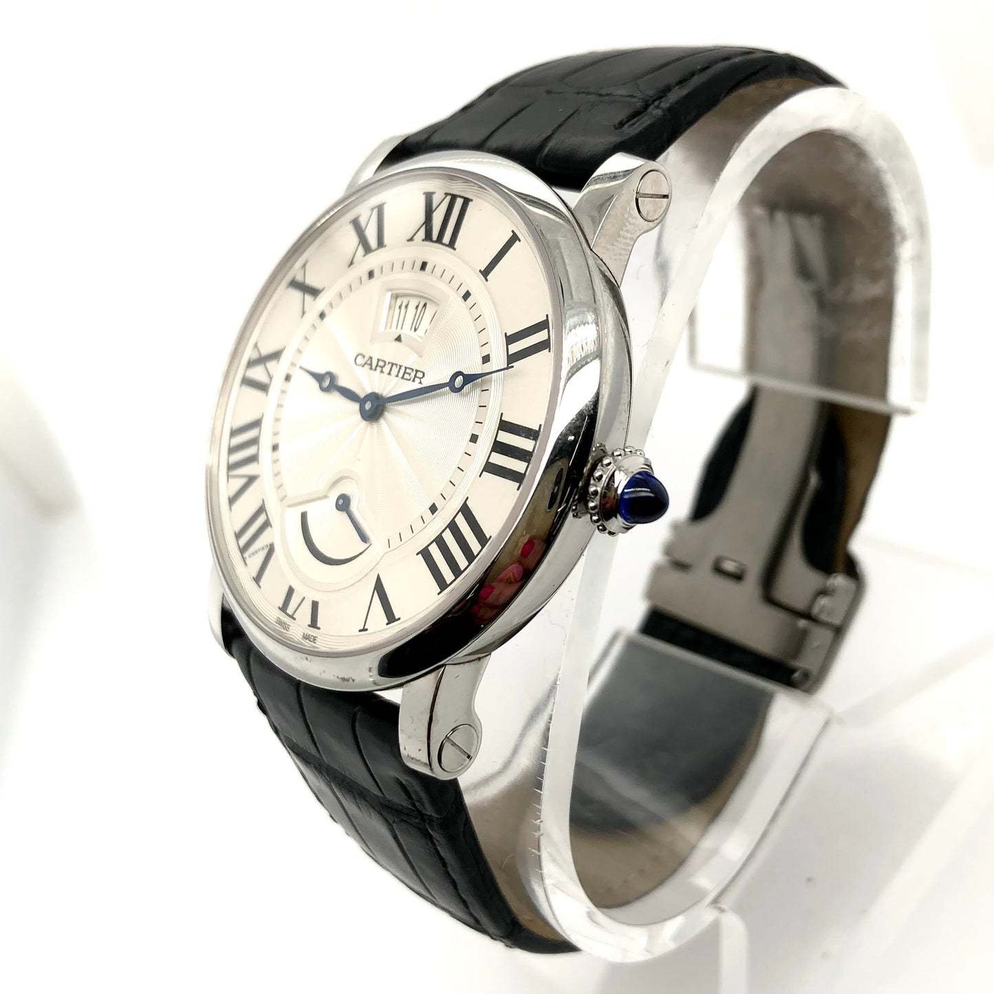 CARTIER ROTONDE Calendar Aperture & Power Reserve 40mm Automatic Steel Watch