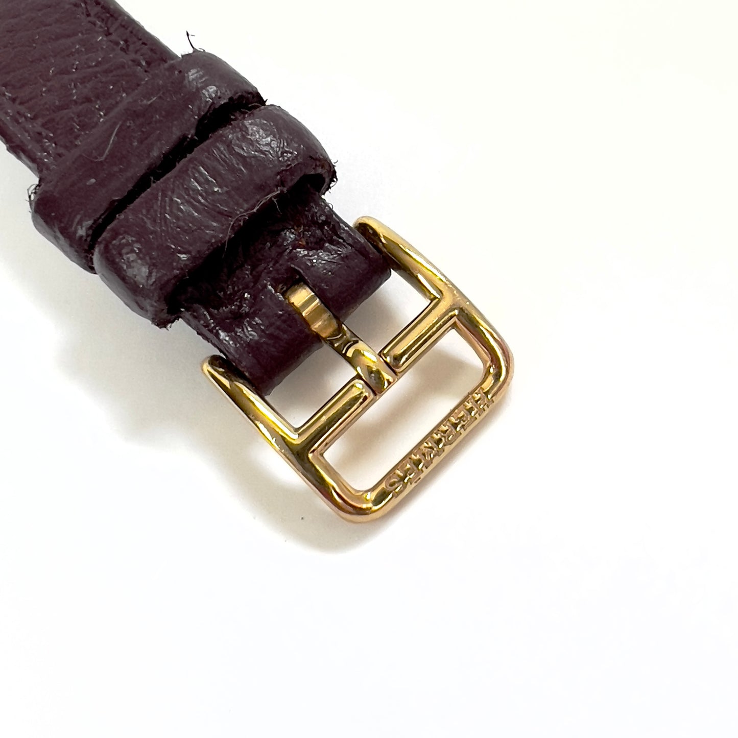 HERMES HEURE H Mini Quartz 20mm Two Tone 0.48TCW DIAMOND Watch