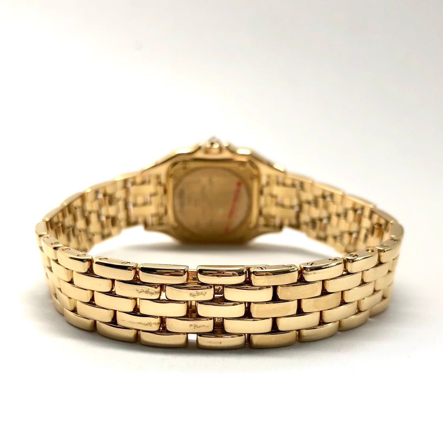 CARTIER PANTHERE Quartz 23mm 18K Yellow Gold 0.9TCW DIAMOND Watch