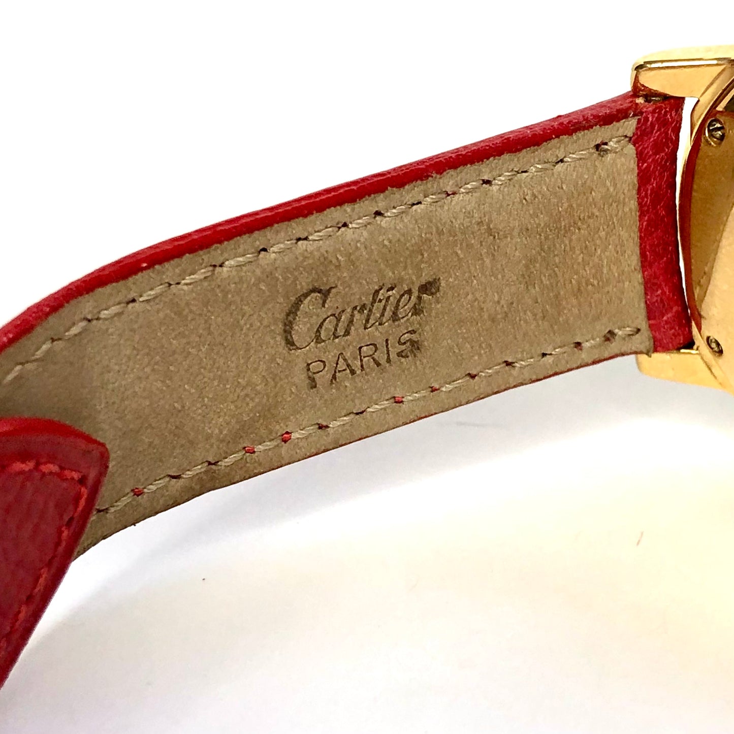 CARTIER RONDE 32mm Quartz GP Silver ~1.88TCW DIAMONDS Watch
