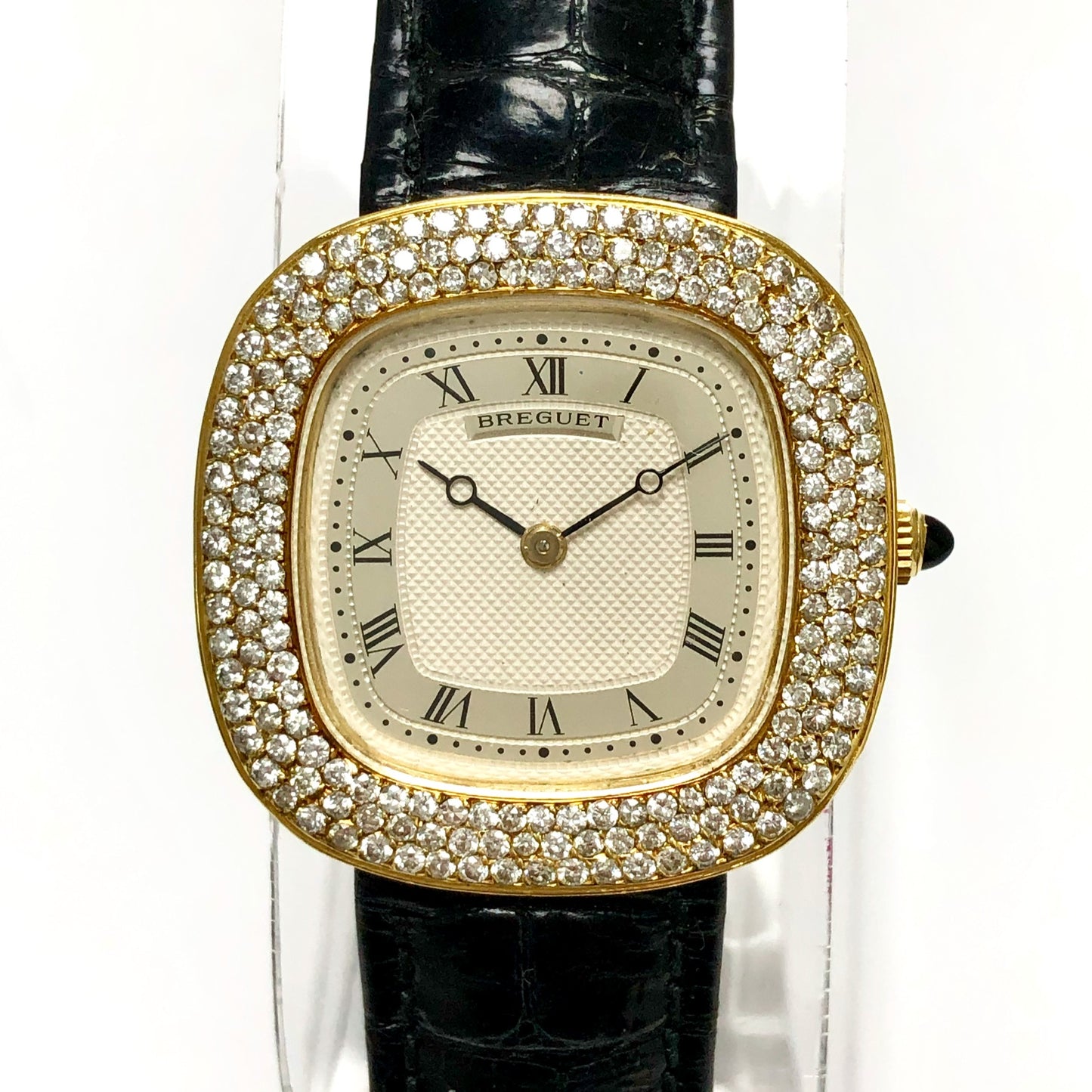 BREGUET Manual Winding 30mm 18K Yellow Gold DIAMOND Watch