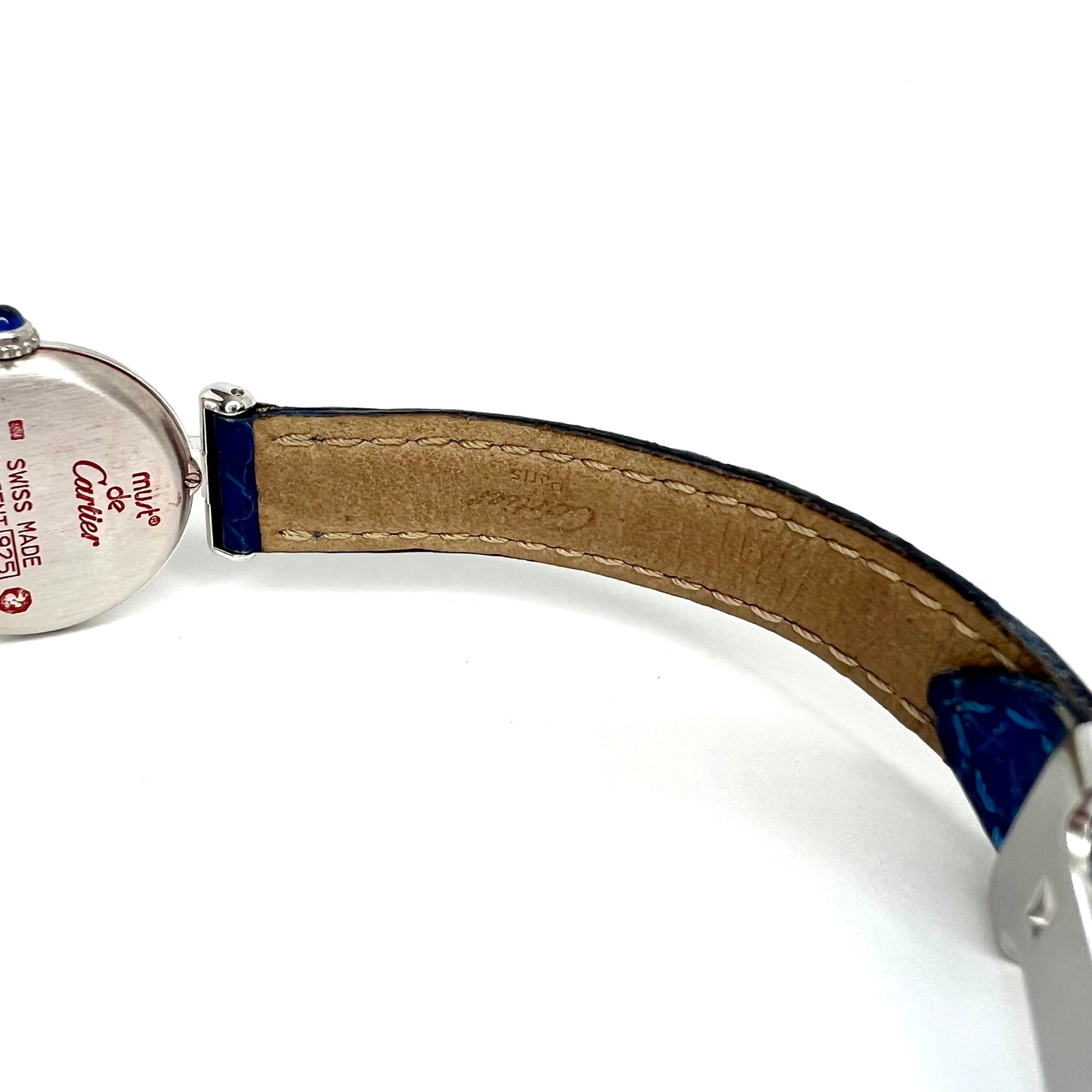 CARTIER COLISÈE Quartz 24mm Silver DIAMONDS & Blue SAPPHIRES Watch