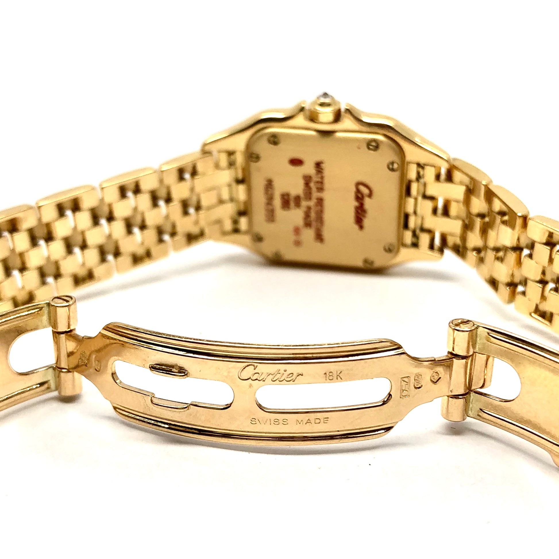 CARTIER PANTHERE 22mm 18K Yellow Gold ~0.4TCW DIAMOND Watch