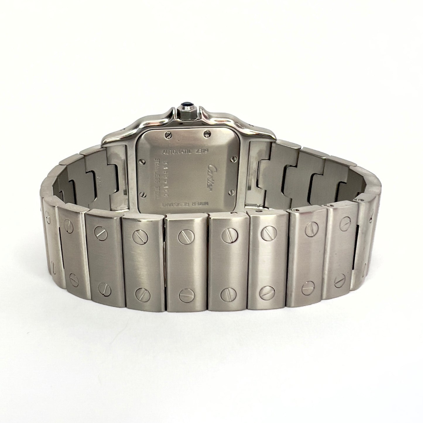 CARTIER SANTOS GALBEE 29mm Automatic Steel 0.85TCW Diamond Watch