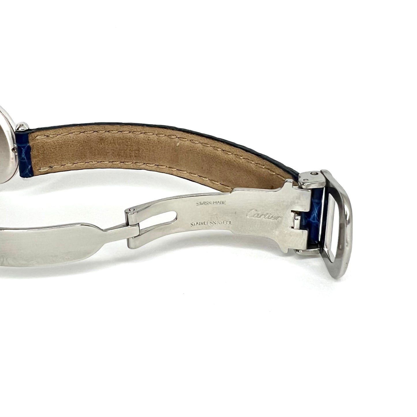 CARTIER COLISÈE Quartz 24mm Silver DIAMONDS & Blue SAPPHIRES Watch