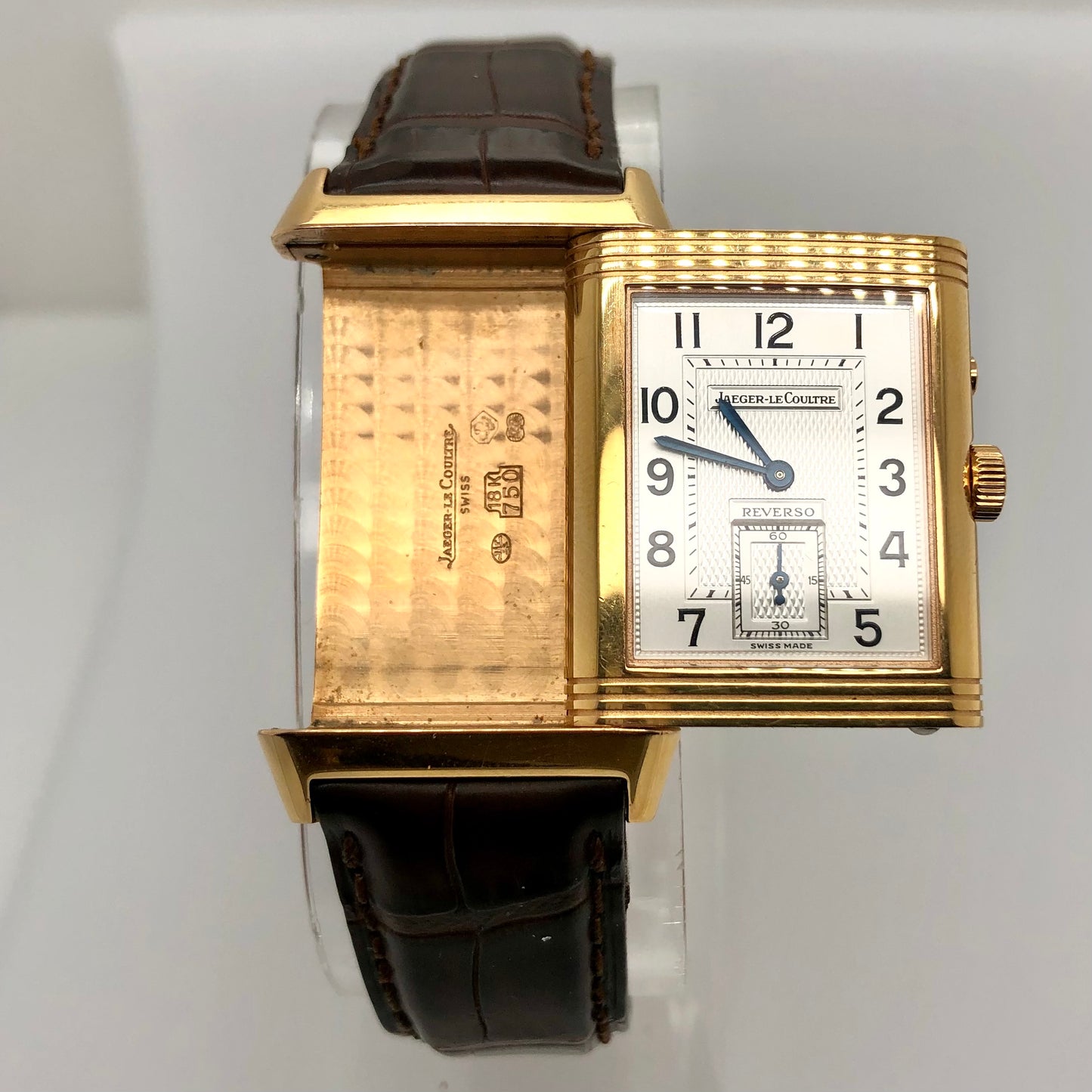 Jaeger LeCoultre REVERSO Night-Day 18K Rose Gold Watch