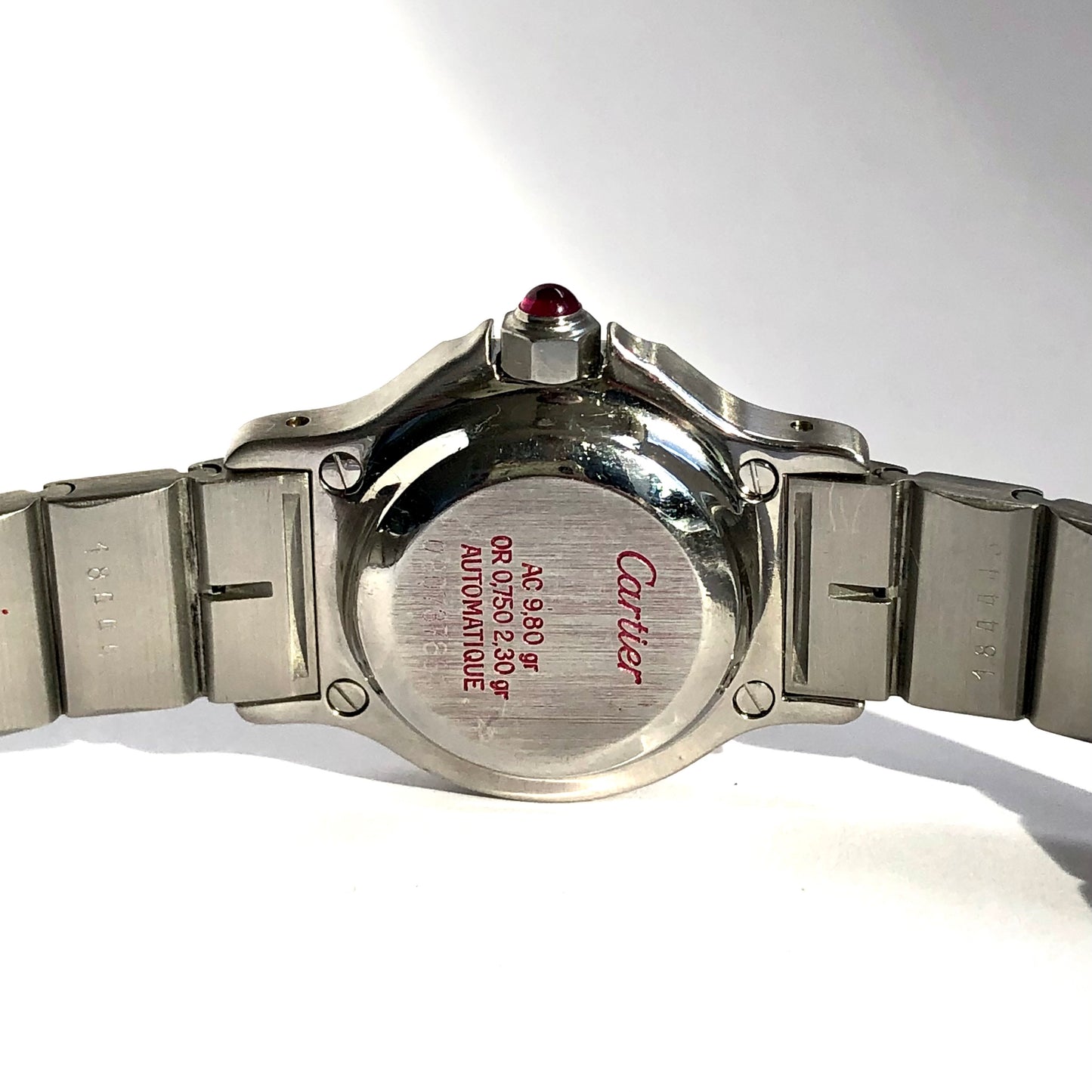 CARTIER SANTOS OCTAGON 25mm Automatic 2 Tone 0.40TCW Diamond Watch