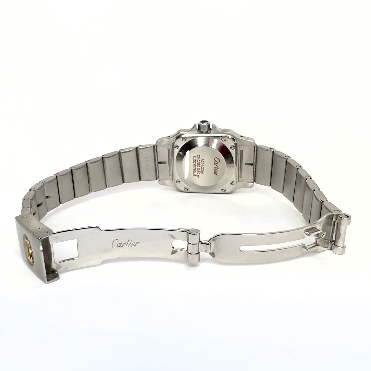 CARTIER SANTOS GALBEE 24mm Automatic 2 Tone 2.42TCW Diamond Watch
