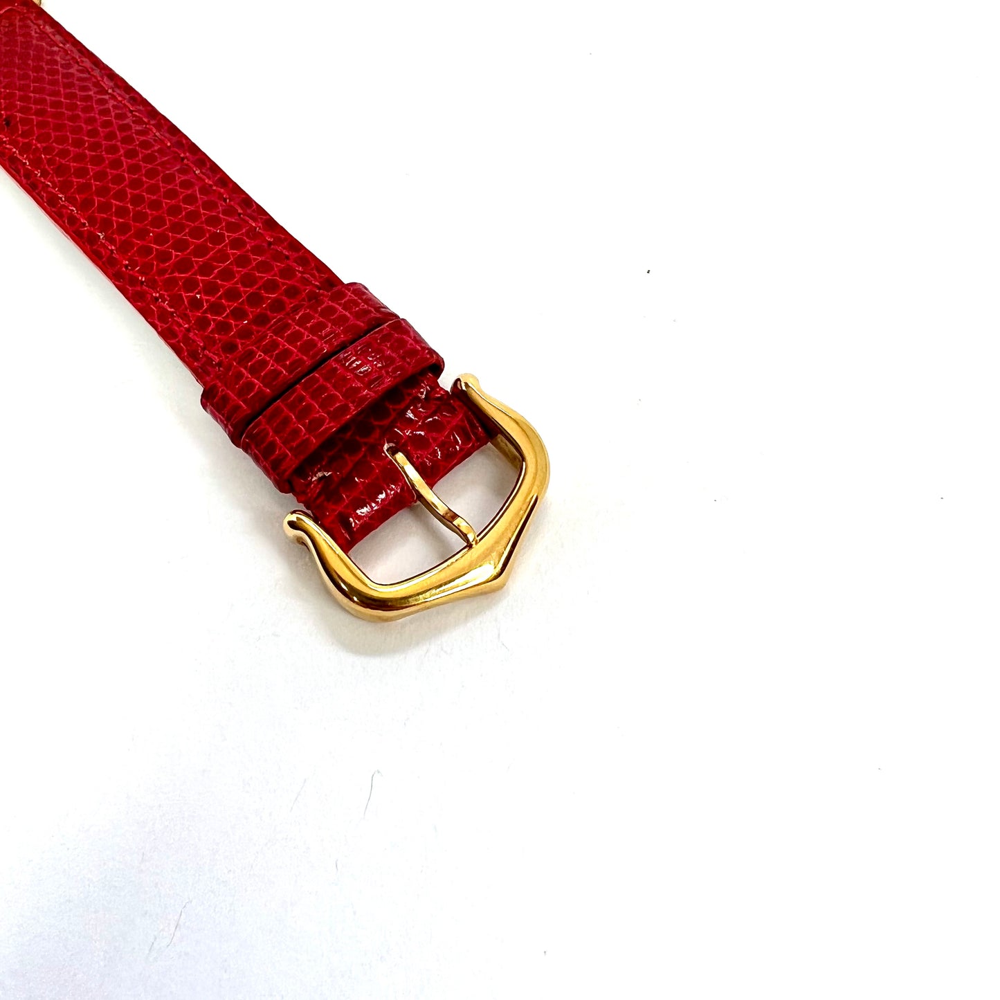 MUST DE CARTIER VERMEIL 30mm Quartz GP Silver 0..78TCW Diamond Watch