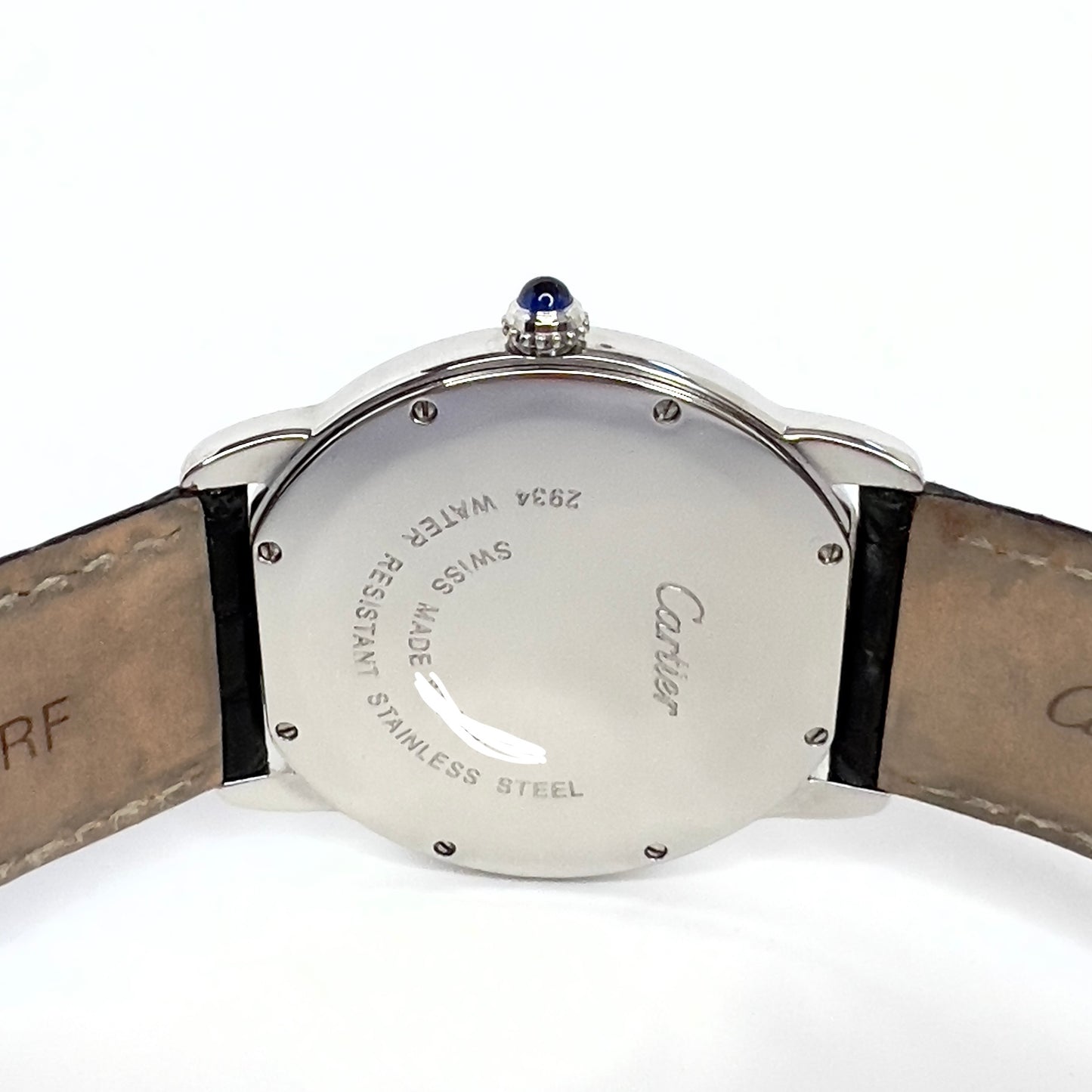CARTIER RONDE SOLO Date 36mm Quartz Steel 0.90TCW DIAMOND Watch