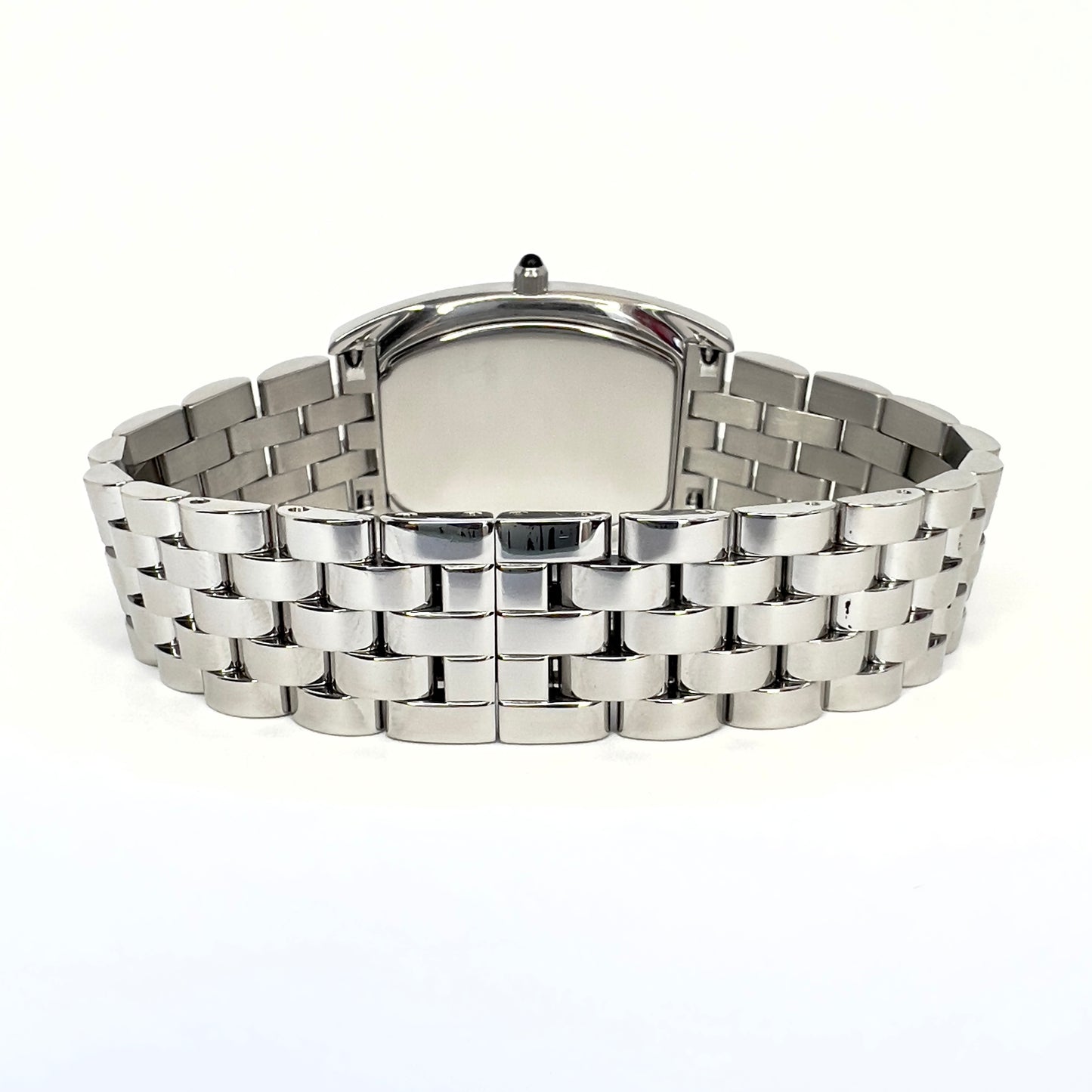 TIFFANY & Co. Tourneau Quartz 30mm Steel 0.90TCW DIAMOND Watch
