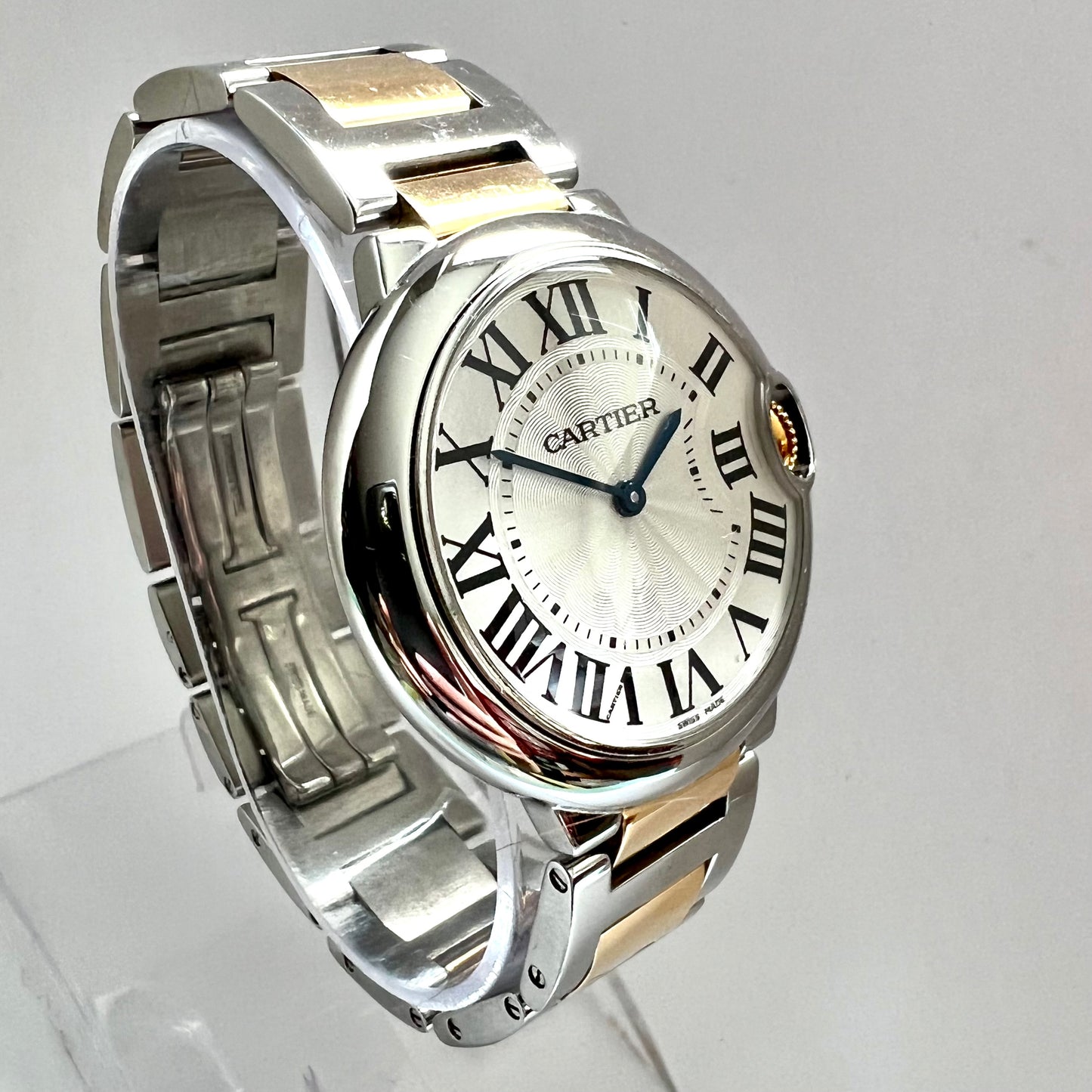CARTIER BALLON BLEU 36mm Quartz 2 Tone Watch