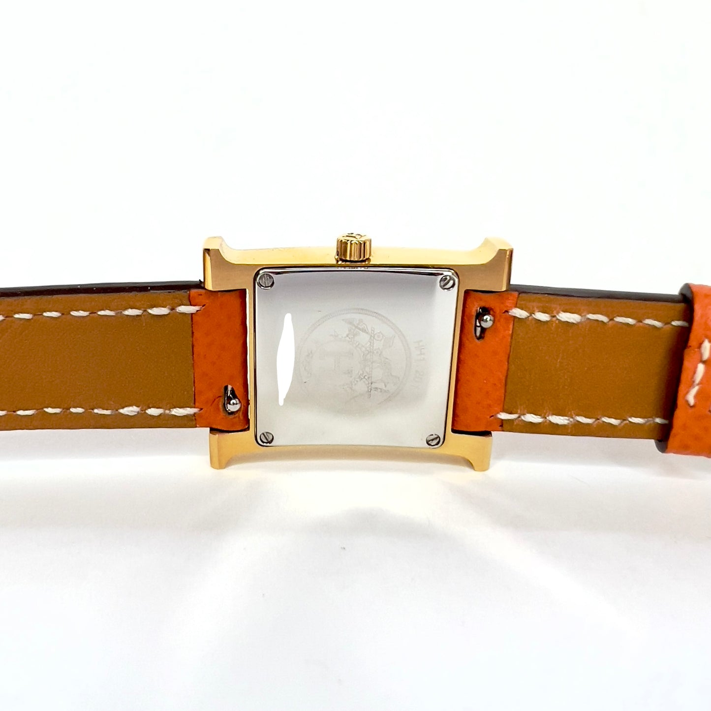 HERMES HEURE H 25mm Two Tone 0.91TCW DIAMONDS Hermes Double Tour Band
Watch