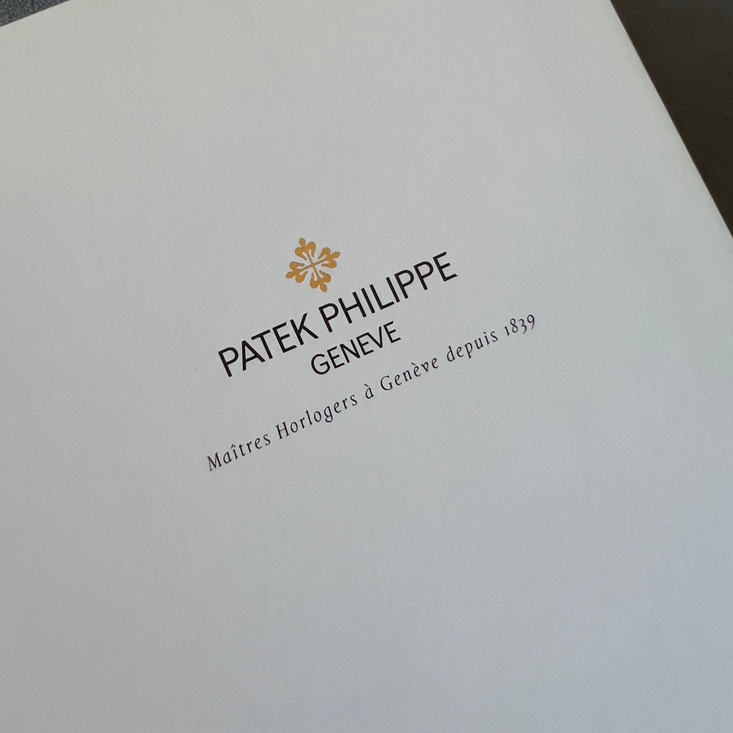 PATEK PHILIPPE Genève Collection 2009-2010 Collectable Table Book