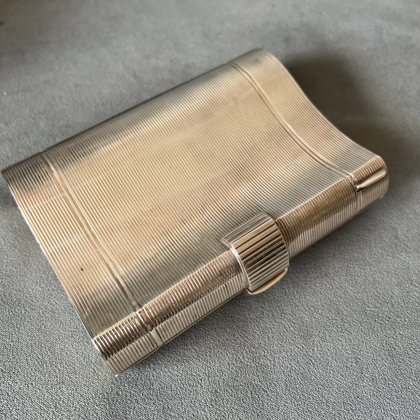 TIFFANY & CO. 925 Sterling Silver Makeup Kit 5.55x4.10x1.5” 580g + Dust Bag + Box
