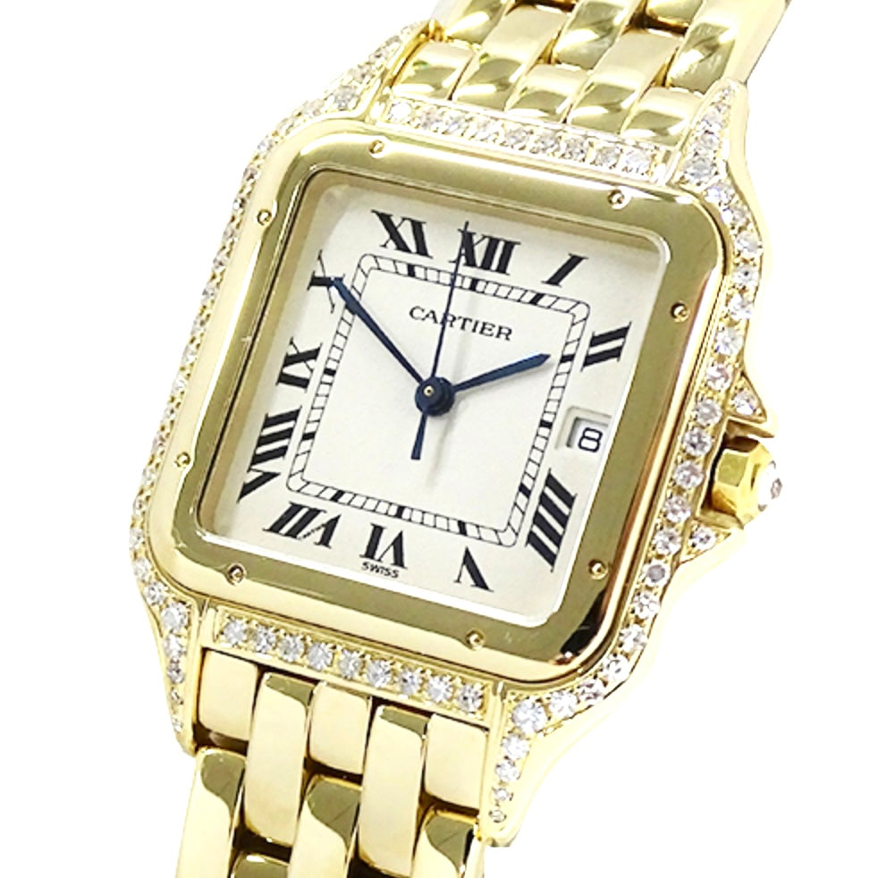 CARTIER PANTHERE 27mm 18K Yellow Gold 0.9TCW DIAMOND Watch