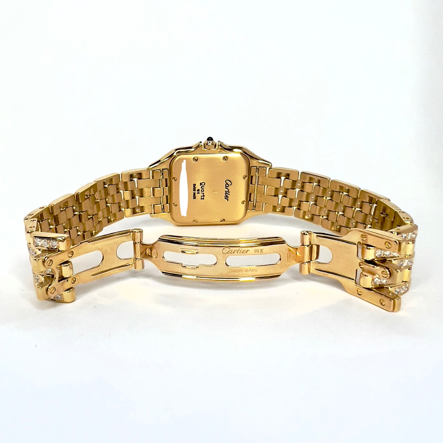 CARTIER PANTHERE 27mm Quartz 18K Yellow Gold 6.1TCW Diamond Watch