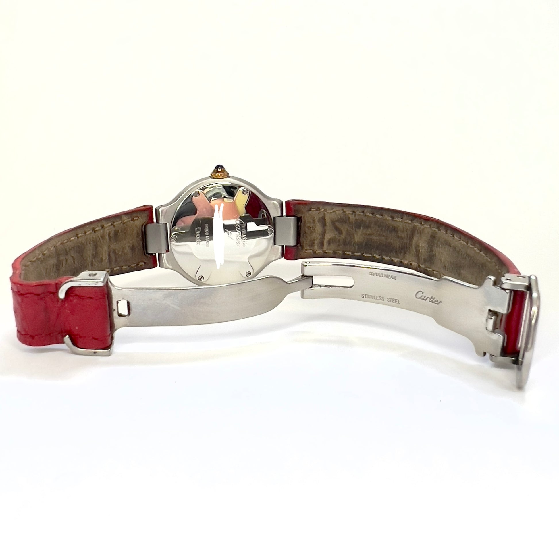 CARTIER MUST 21 Quartz 28mm 0.41TCW Diamond Watch