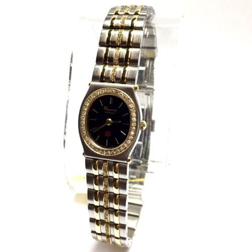 CHOPARD MONTE-CARLO Quartz 21mm 2 Tone DIAMOND Watch