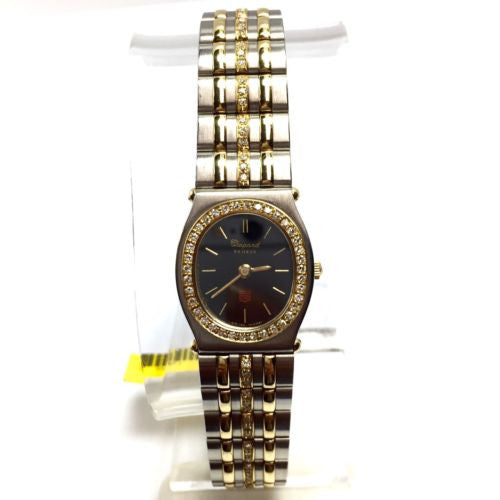 CHOPARD MONTE-CARLO Quartz 21mm 2 Tone DIAMOND Watch