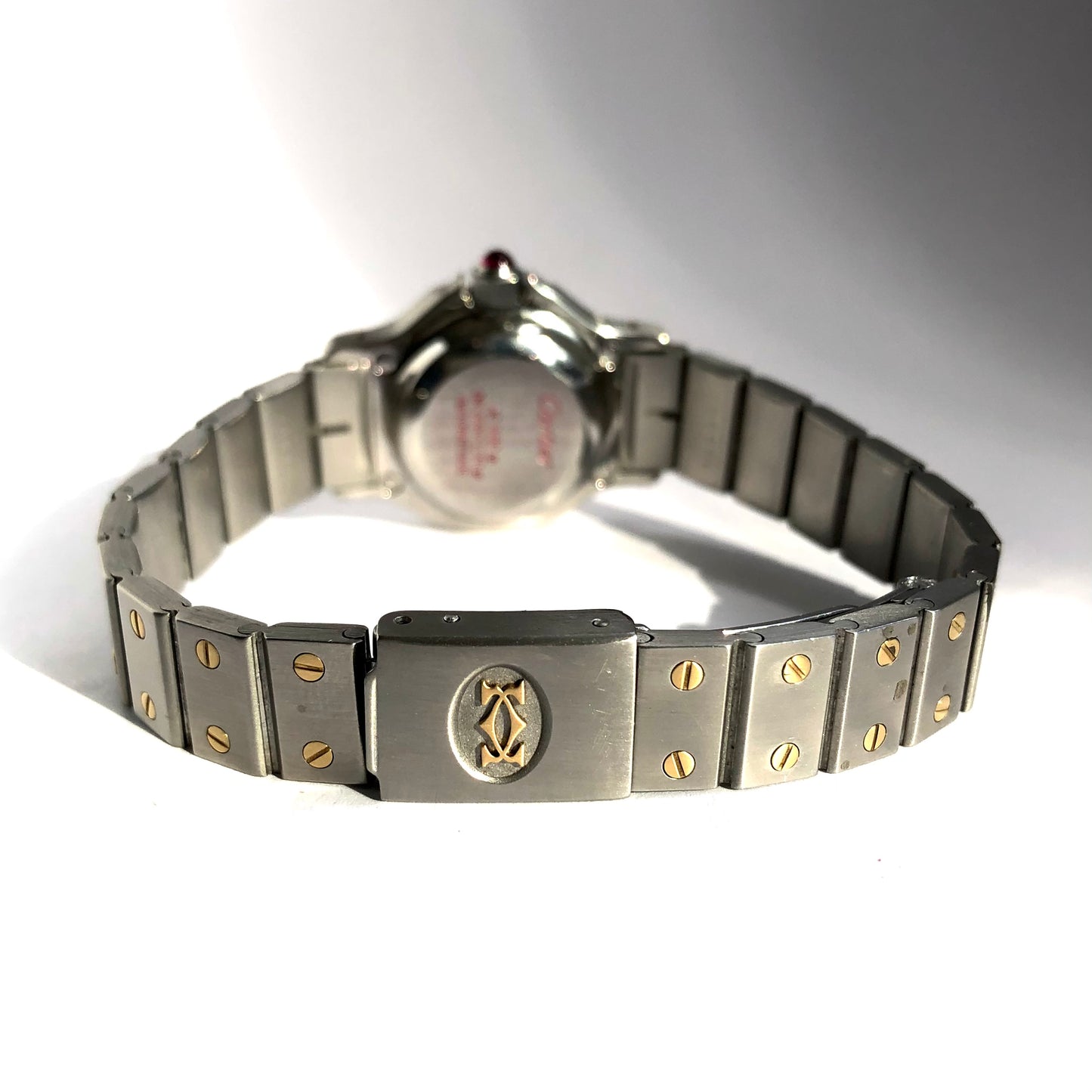 CARTIER SANTOS OCTAGON 25mm Automatic 2 Tone 0.40TCW Diamond Watch
