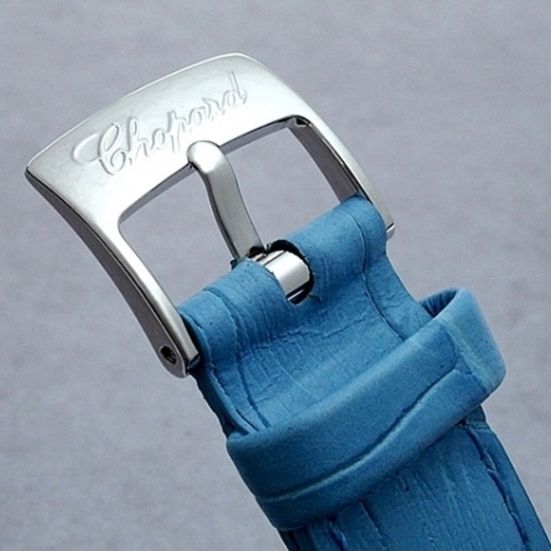 CHOPARD HAPPY SPORT Quartz 31mm Steel Floating Fishes & Diamond Bezel Watch