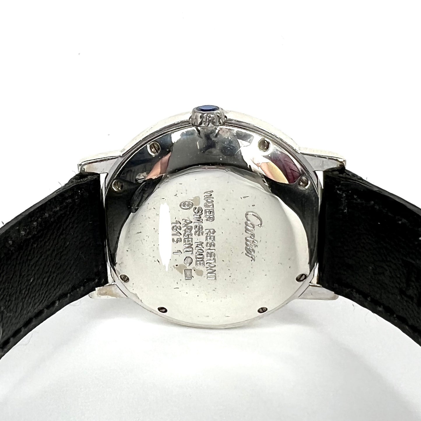 CARTIER RONDE Quartz 32mm Silver 2.04TCW DIAMOND Watch