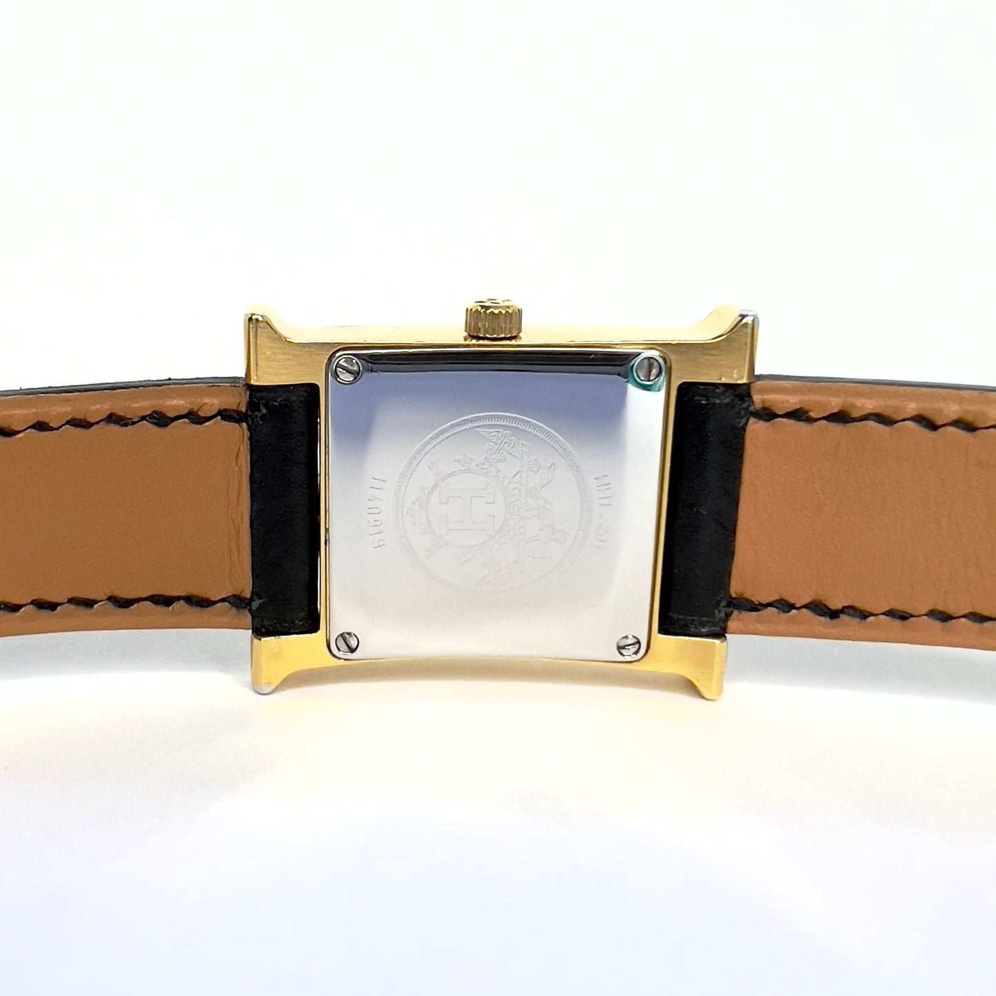 HERMES HEURE H 25mm 2 Tone 0.92TCW DIAMOND Watch