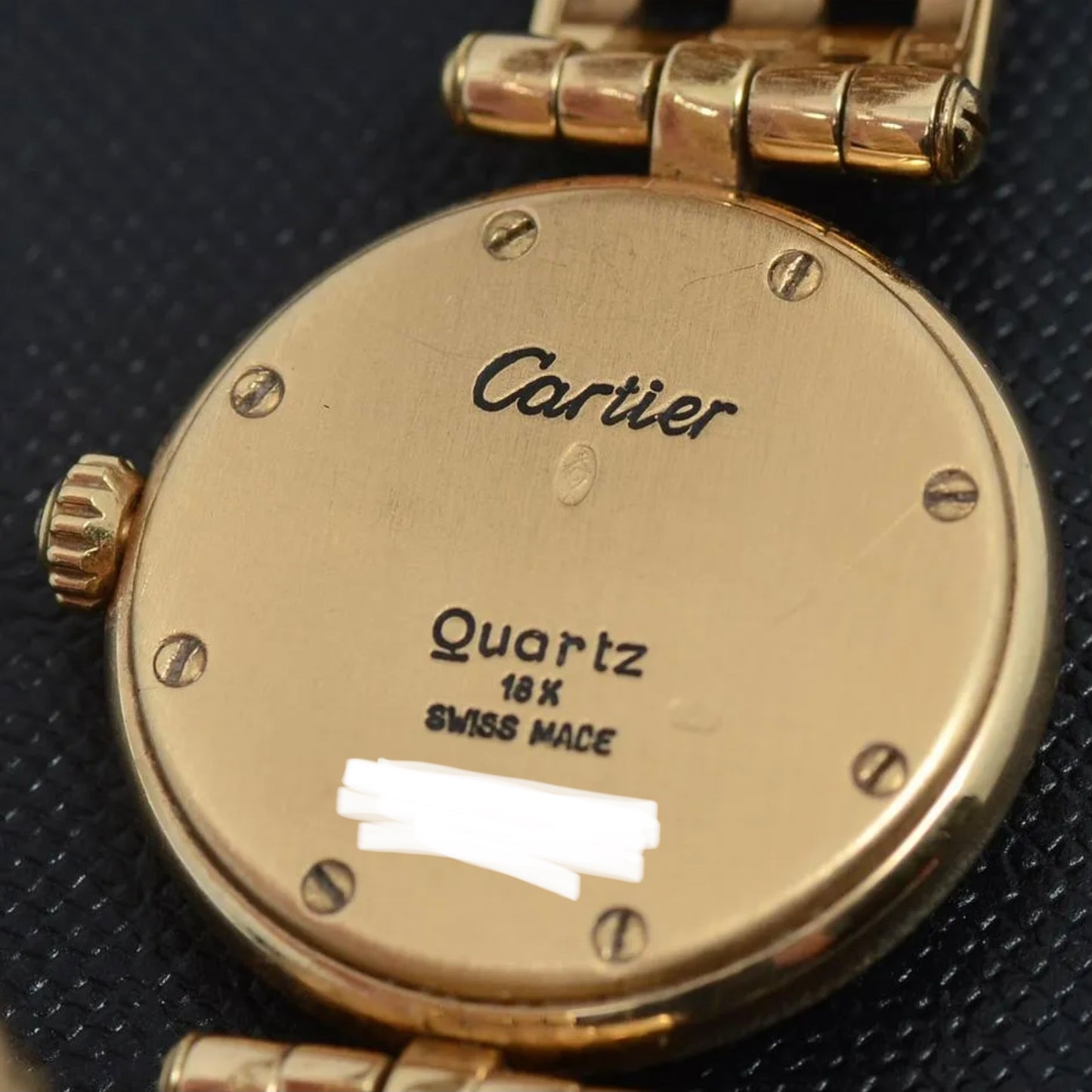 CARTIER PANTHERE VENDOME 23mm 18K Yellow Gold & Watch Diamond Bezel & Bracelet