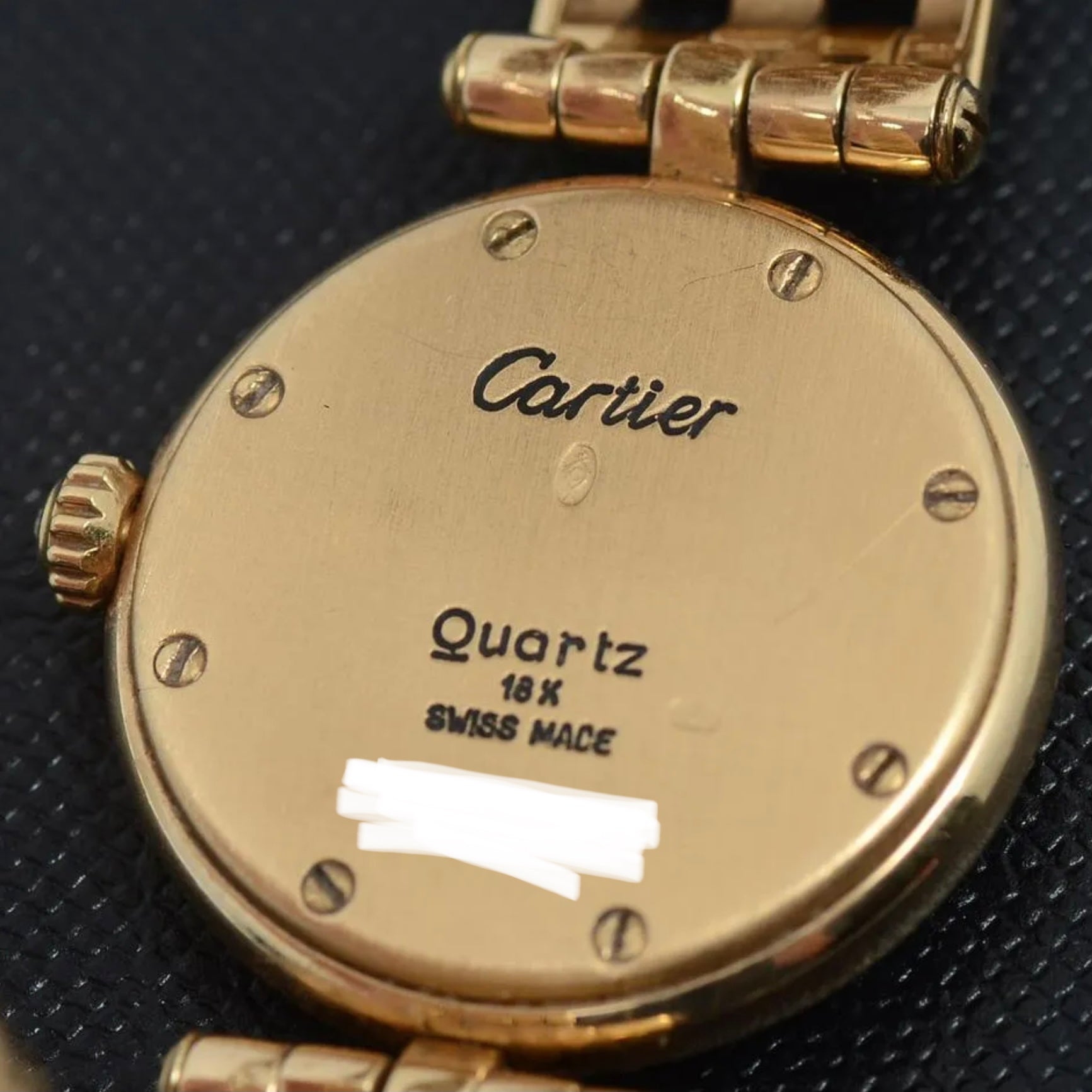 CARTIER PANTHERE VENDOME 23mm 18K Yellow Gold & Watch Diamond Bezel & Bracelet
