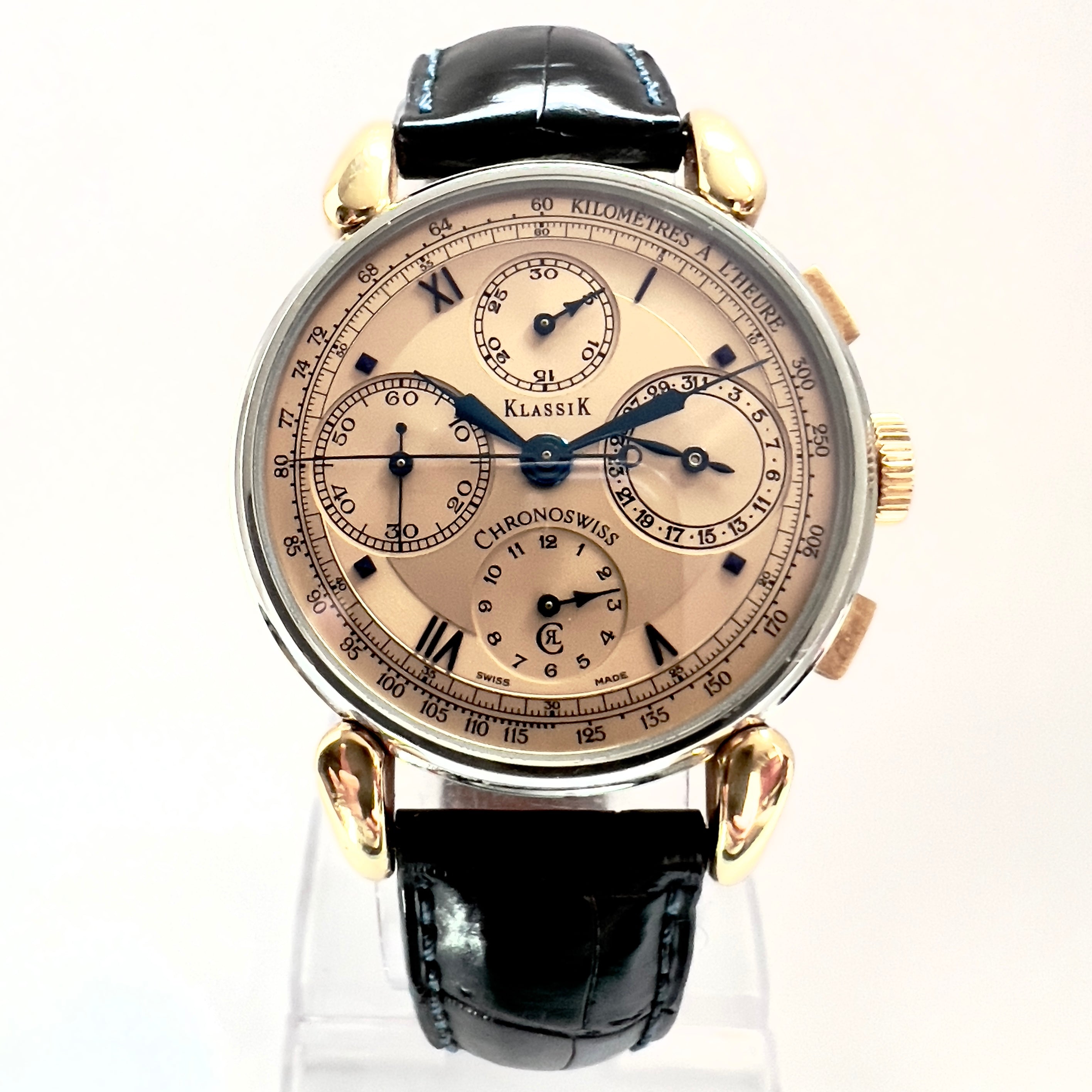 KLASSIK CHRONOSWISS Automatic 37mm Tone Skeleton Back Case Watch