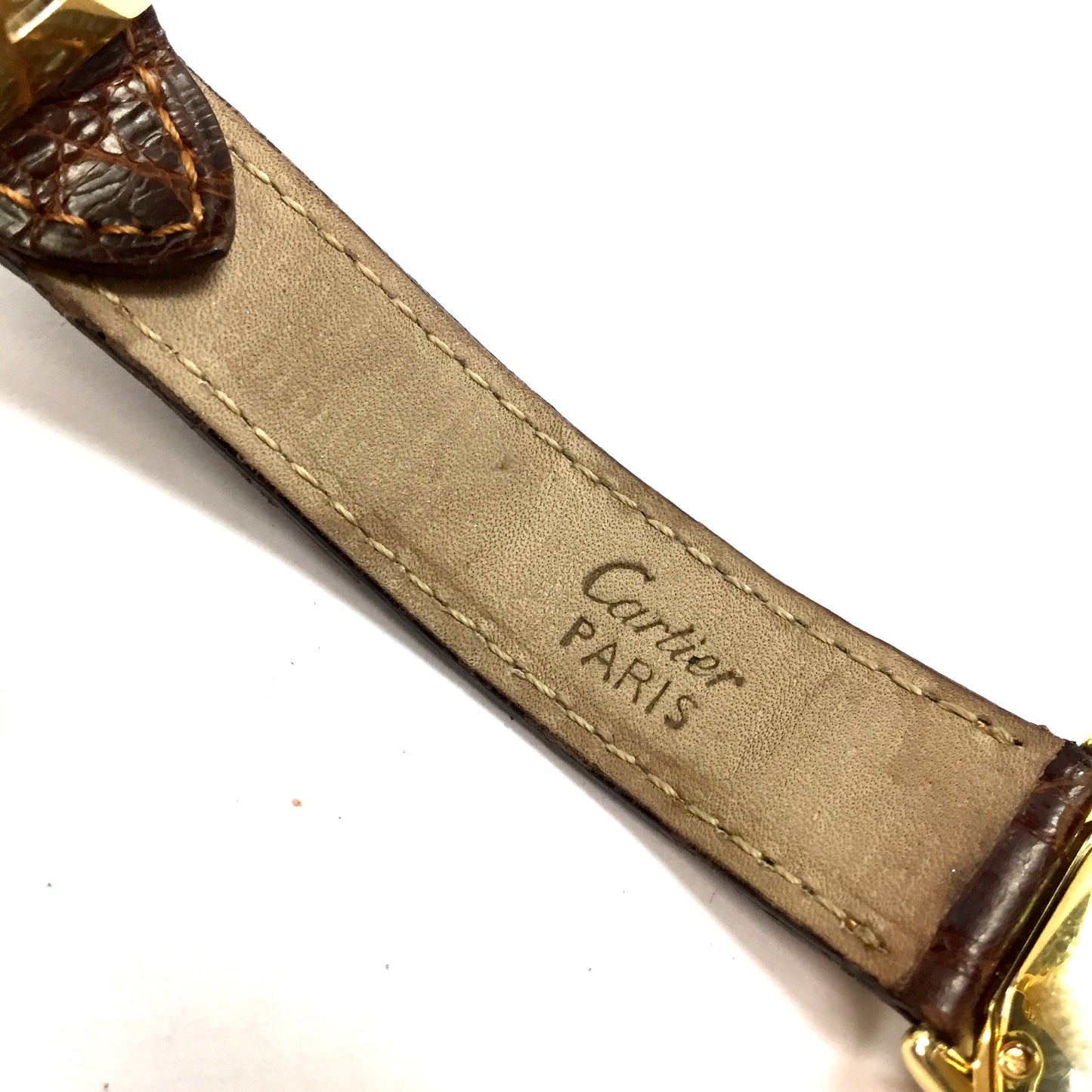 CARTIER RONDE Quartz 32mm Electroplated Silver DIAMOND Watch