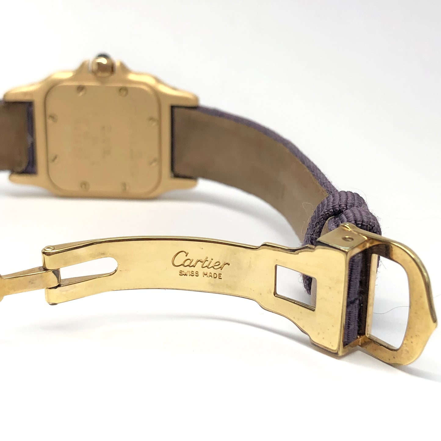 CARTIER SANTOS 24mm 18K Yellow Gold 1.06TCW DIAMOND Watch