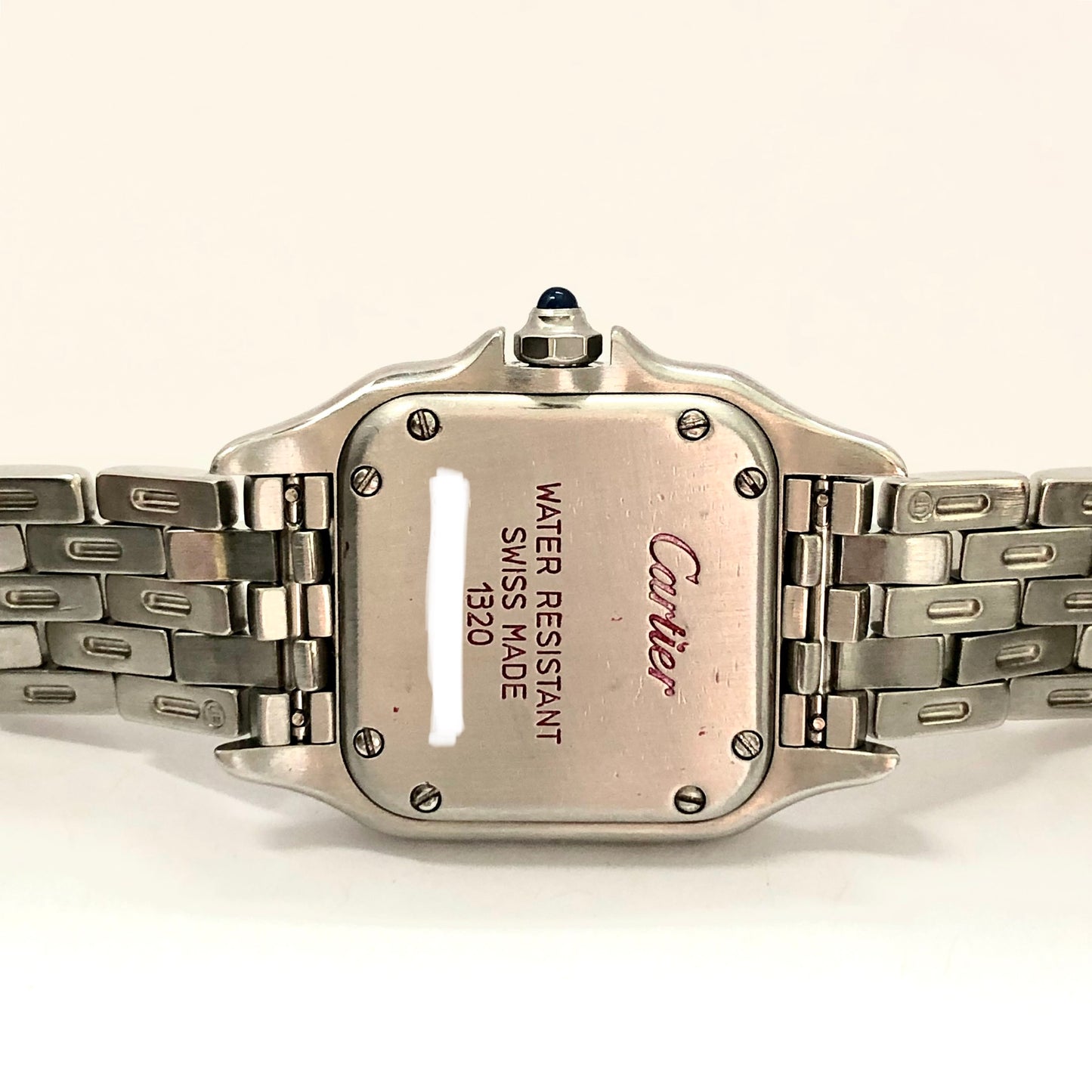 CARTIER PANTHERE 22mm Quartz Steel 0.32TCW DIAMOND Watch