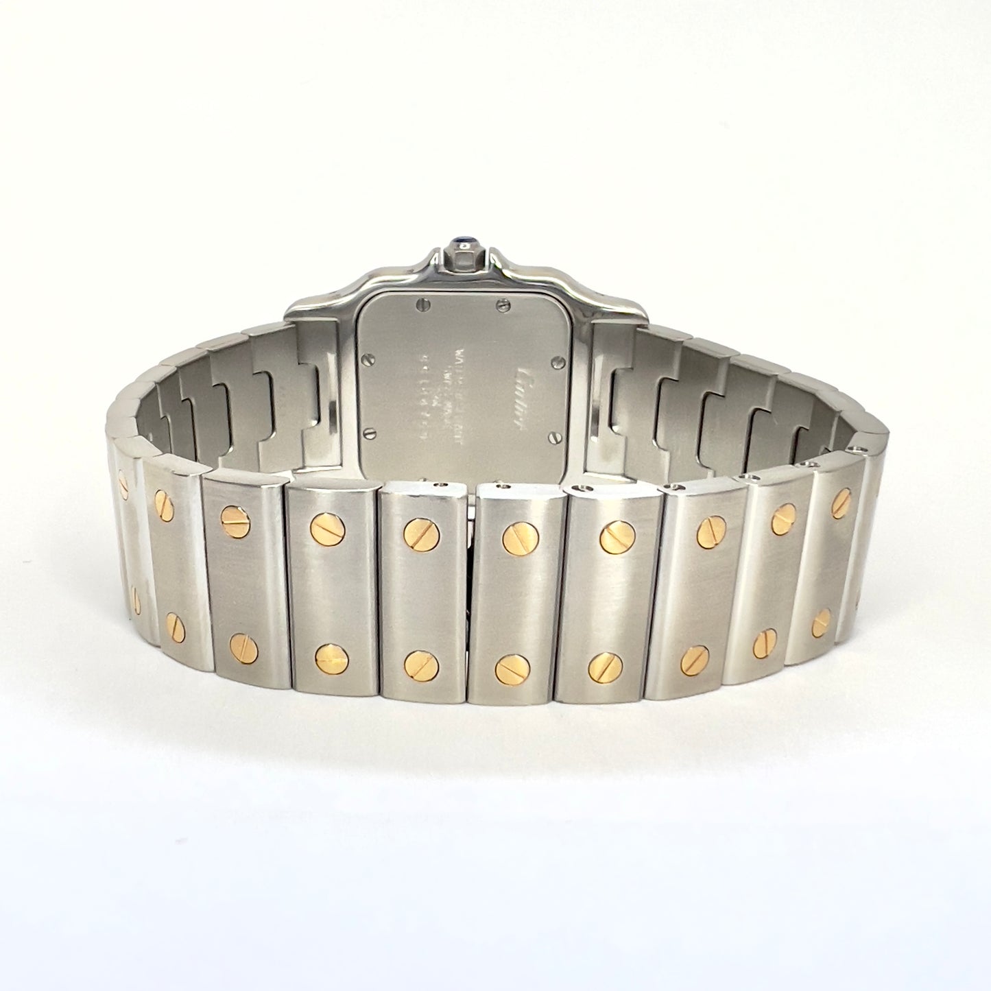 CARTIER SANTOS GALBEE 29mm Quartz 2 Tone 1.70TCW Diamond Watch NEW Model