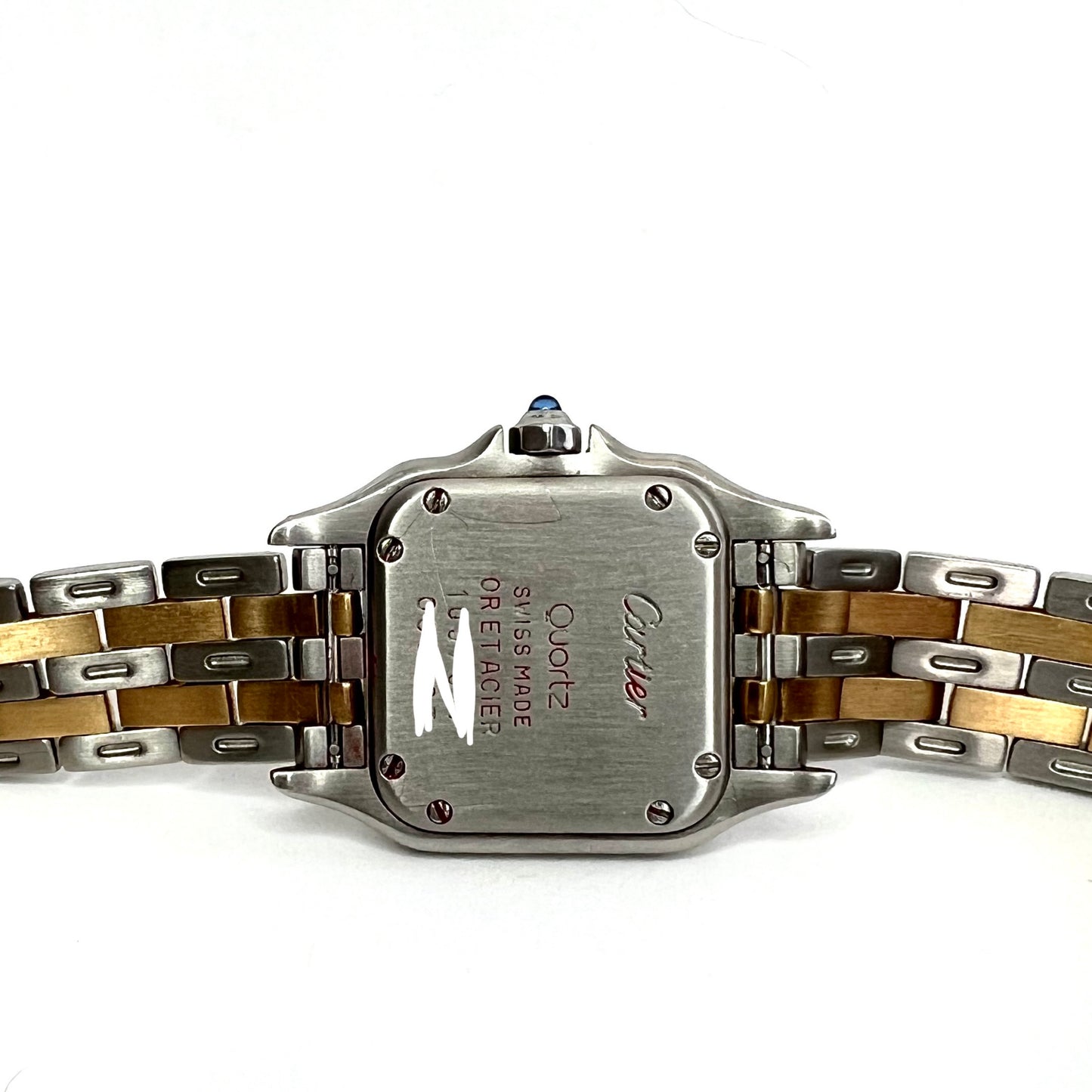 CARTIER PANTHÉRE Quartz 22mm 2 Row Gold ~1.2TCW Diamond Watch