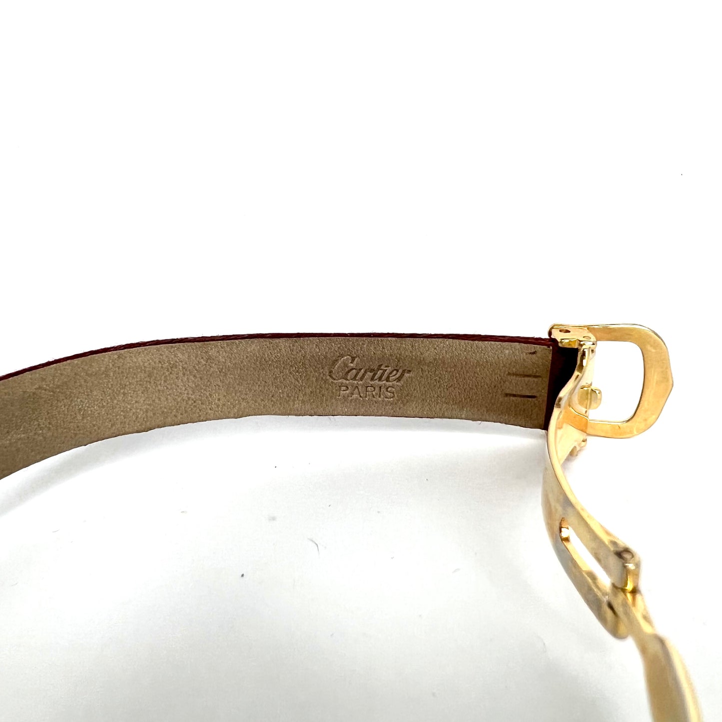 MUST DE CARTIER VERMEIL COLISÈE Quartz 24mm GP Silver 0.89TCW DIAMOND Watch